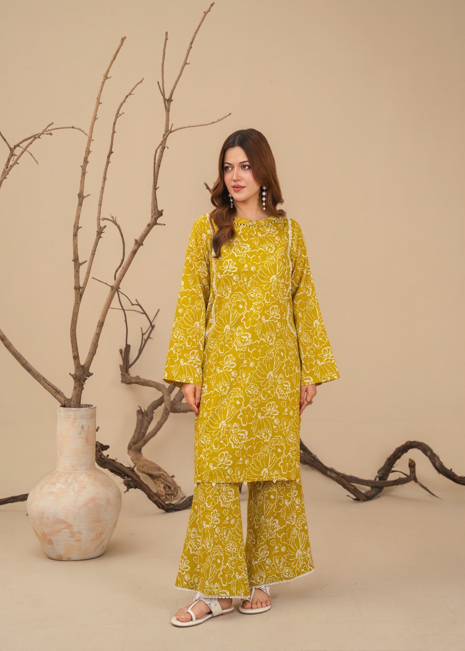 lawn Co Ord Sets in Straw