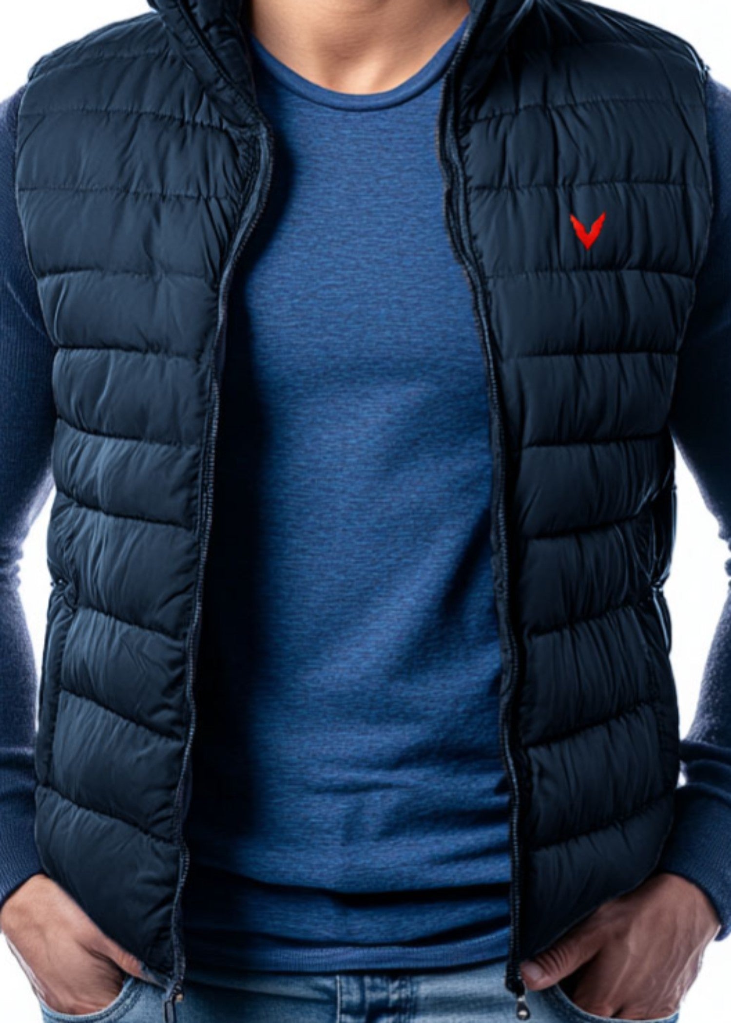 polyester Jacket in Midnight