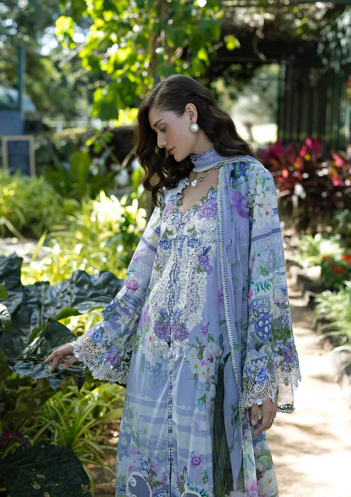 Signature Embroidered Lawn Prints – ESA-6A MOONLIT PETALS
