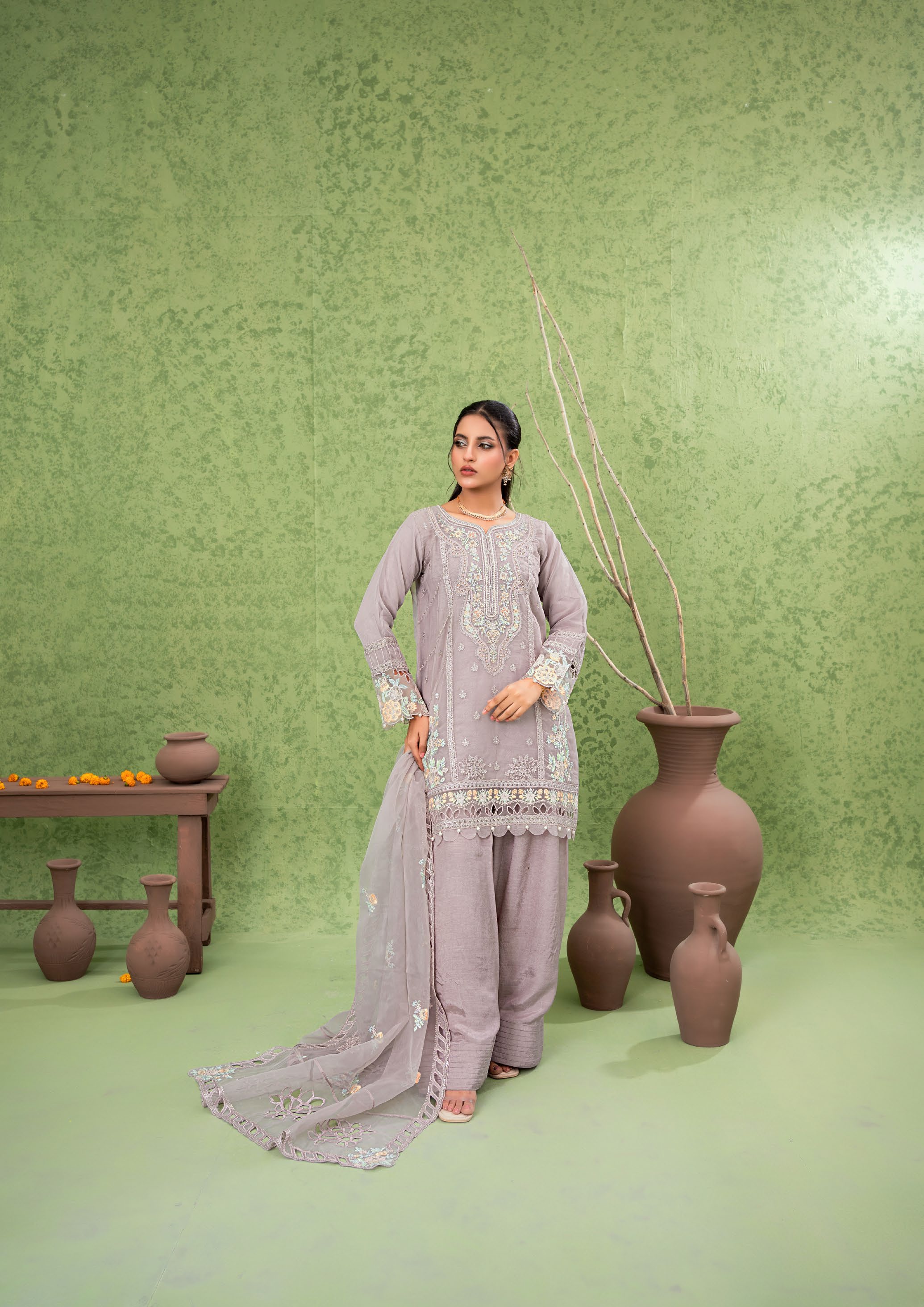 Kahani Festive Pret Organza Formals – D-1