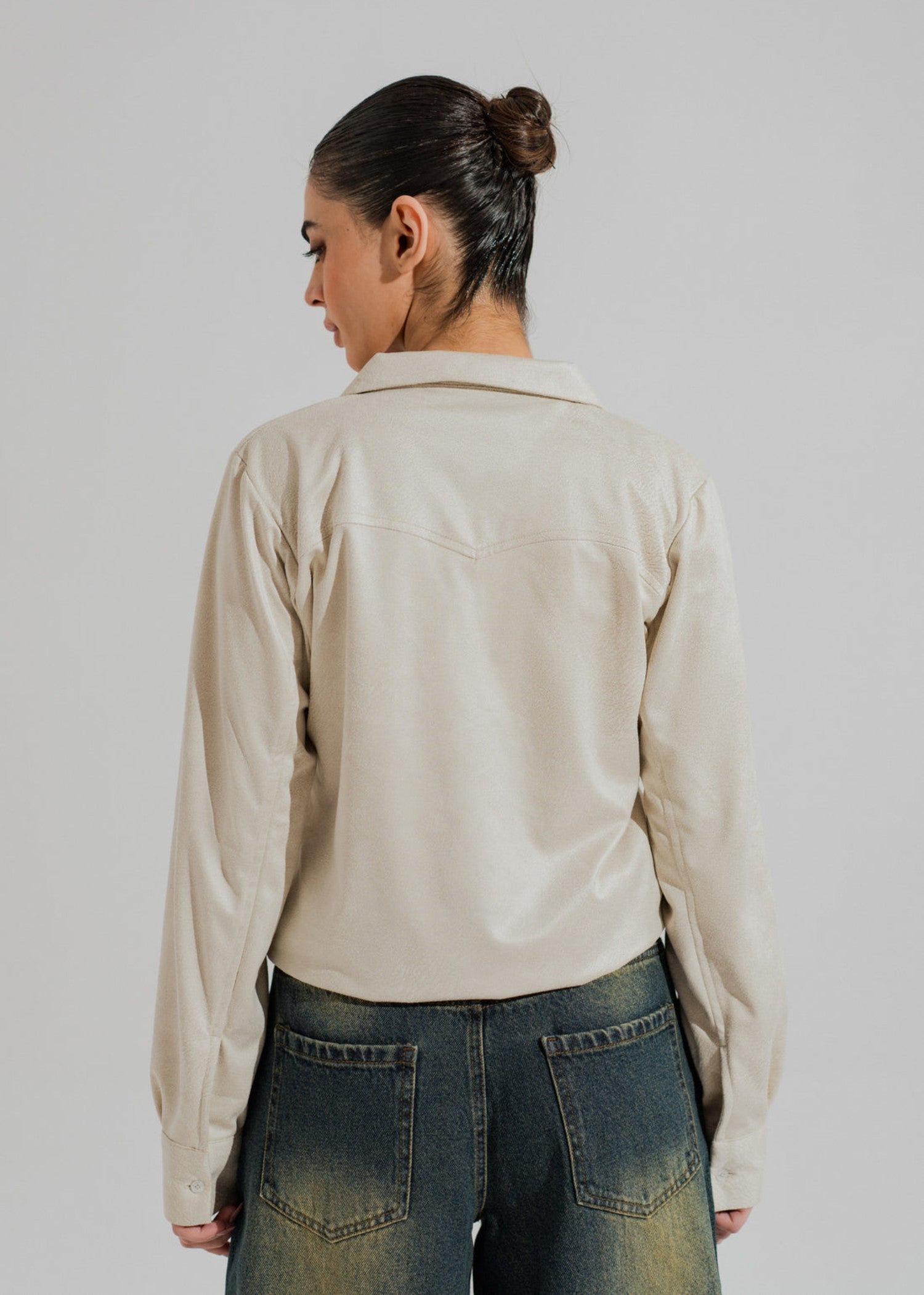 polyester T Shirt in Off-white