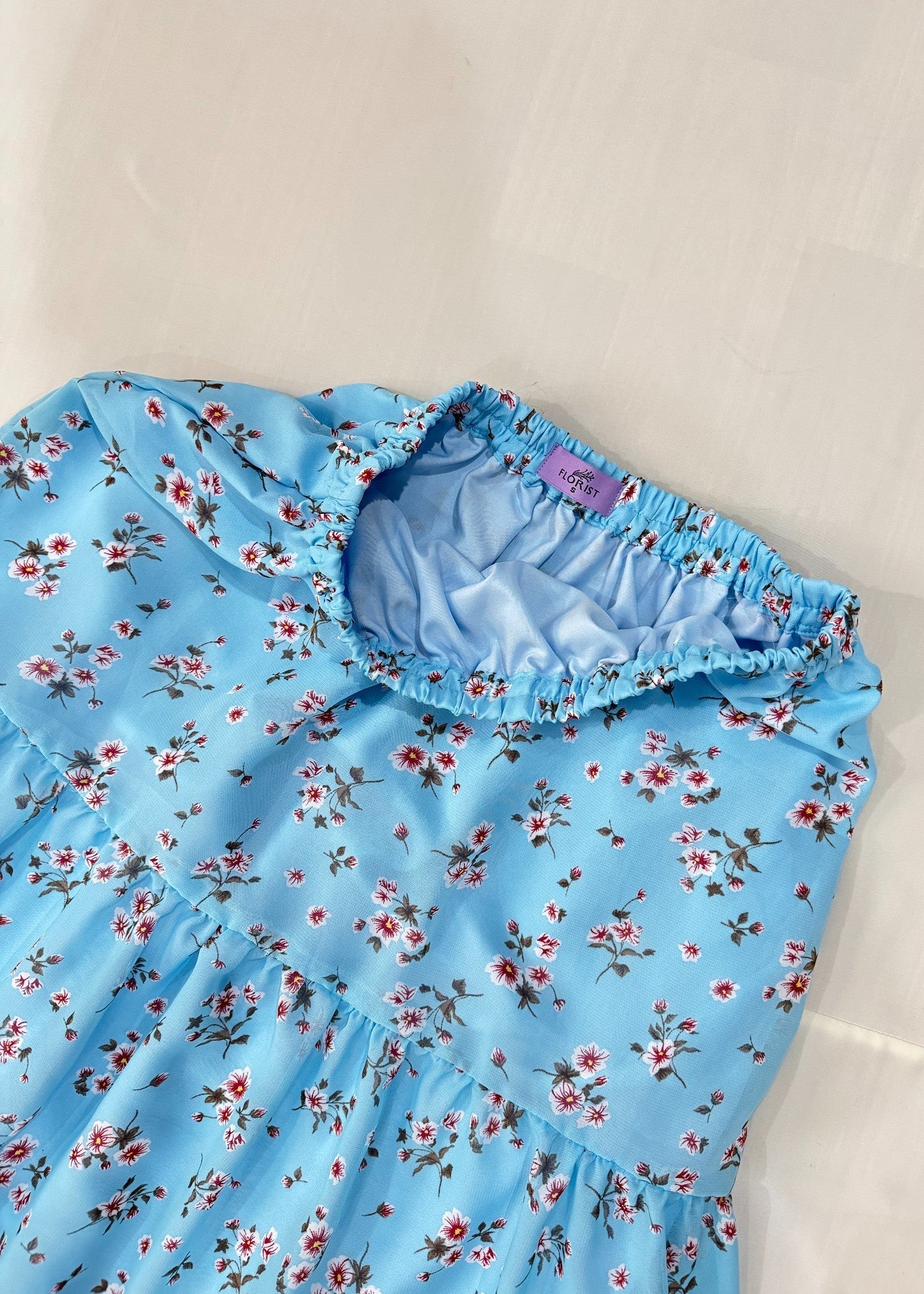 chiffon Skirt in Blue lagoon