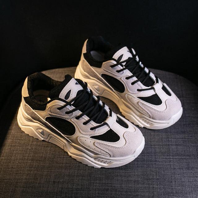 Round Toe Breathable Platform Casual Sneakers