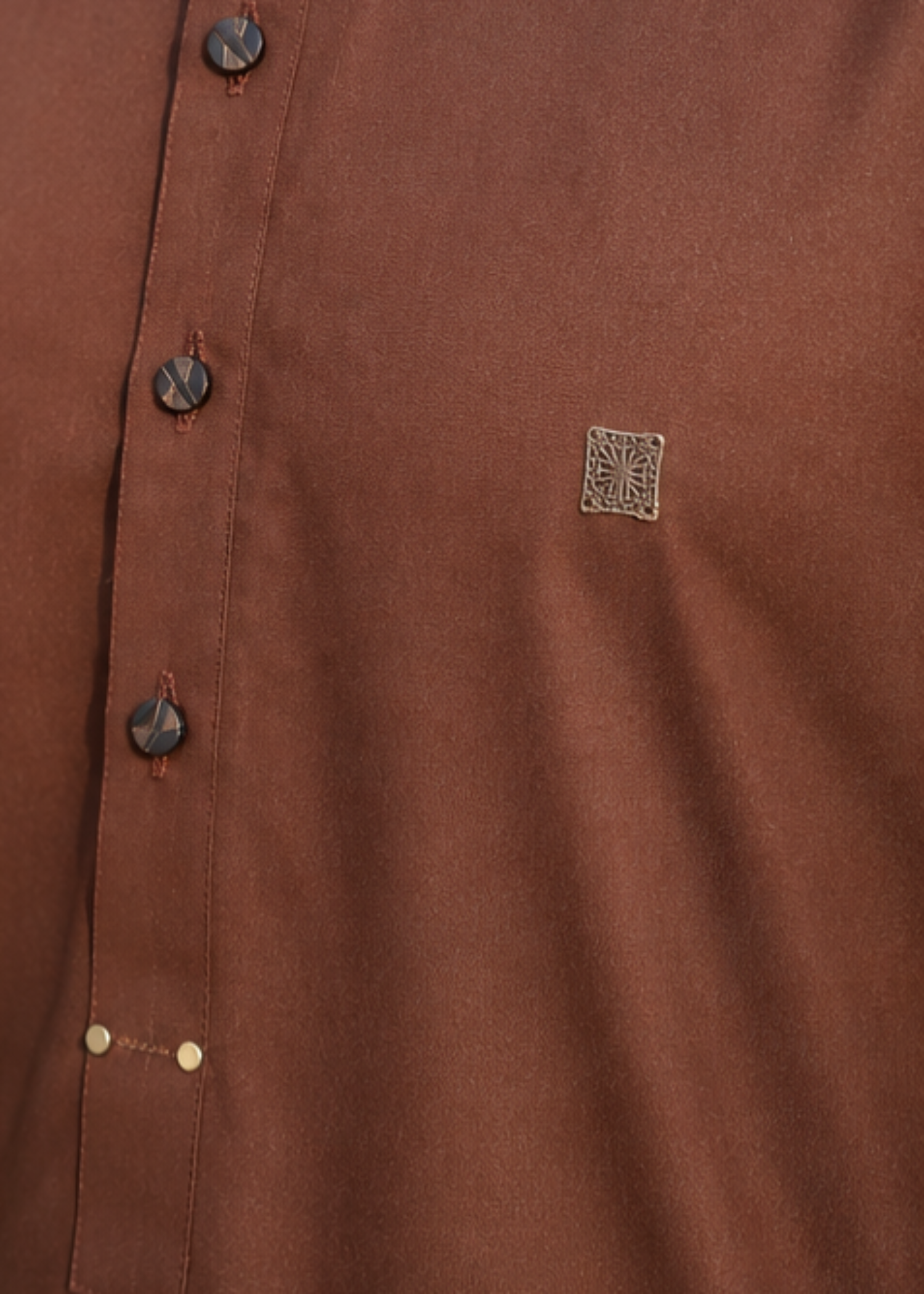 wash & wear Shalwar Kameez in Brown