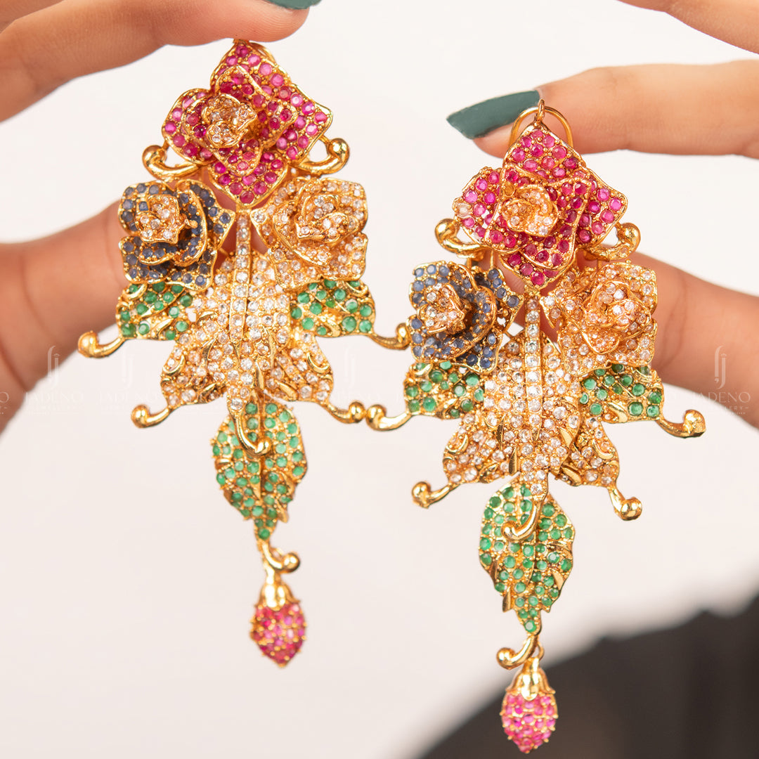Earrings in Multi Color by - Trendy Women Earrings KAJ2204