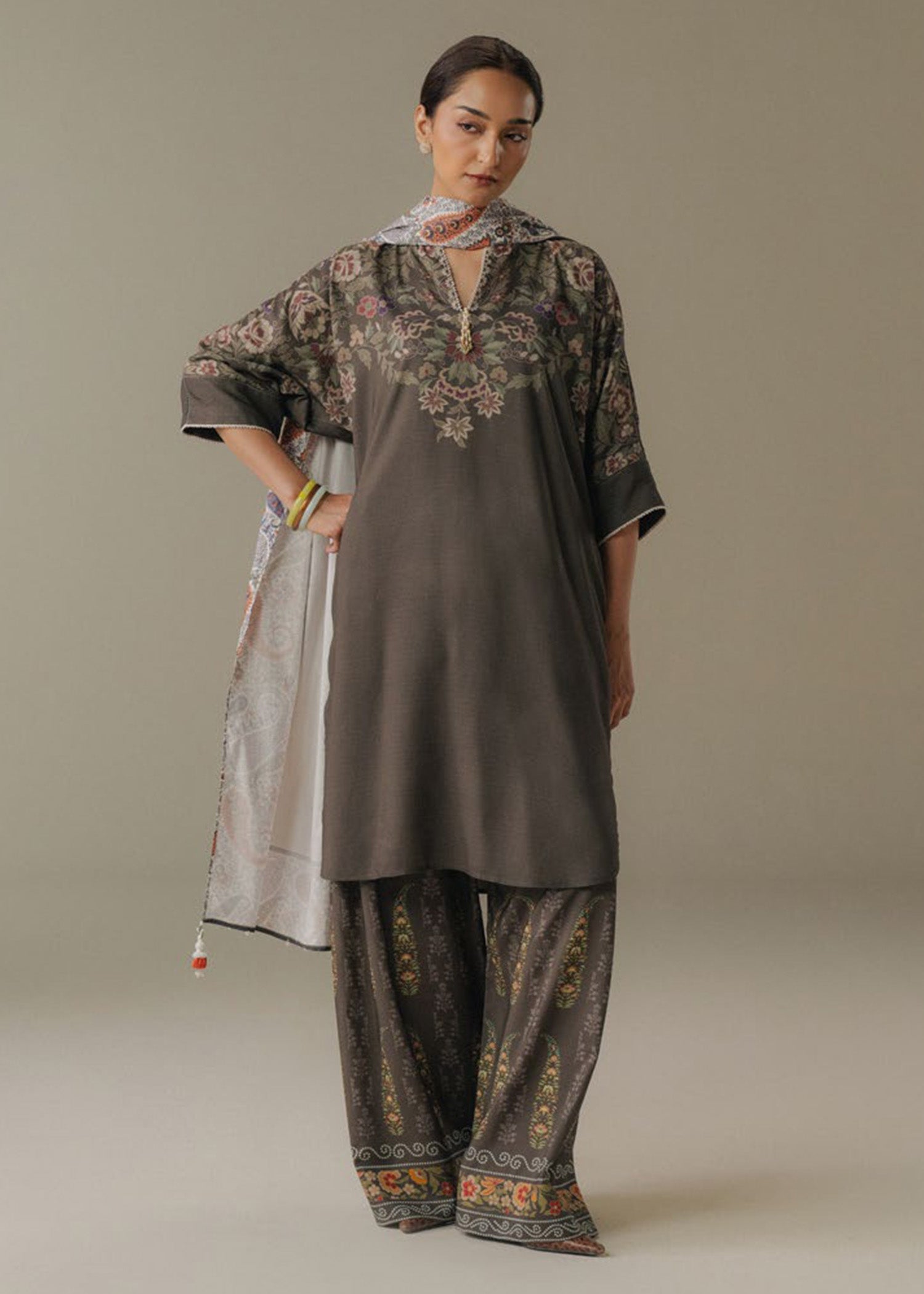 linen Unstitched in Grey
