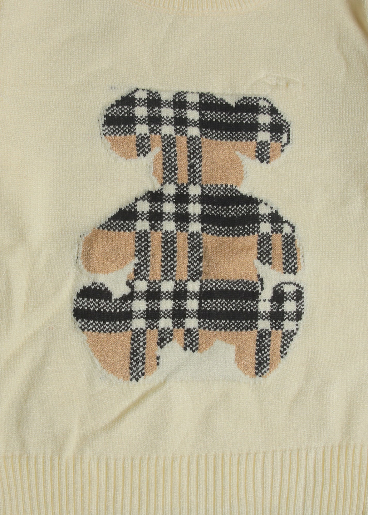 fleece jersey knit Tracksuit in Cream