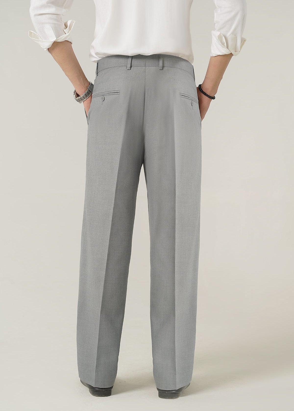 suiting Pants in Duck egg grey