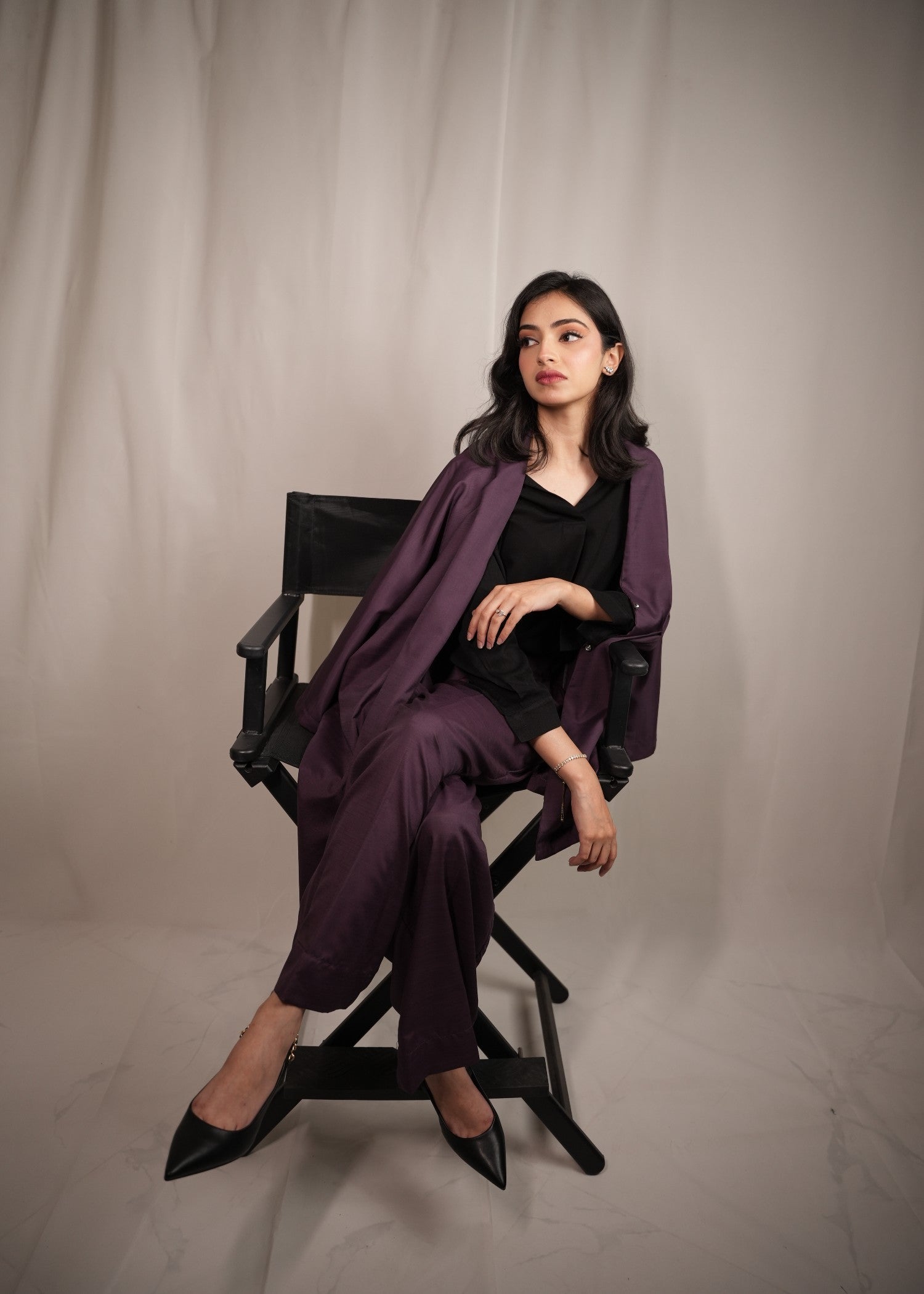 wash & wear Co Ord Sets in Purple