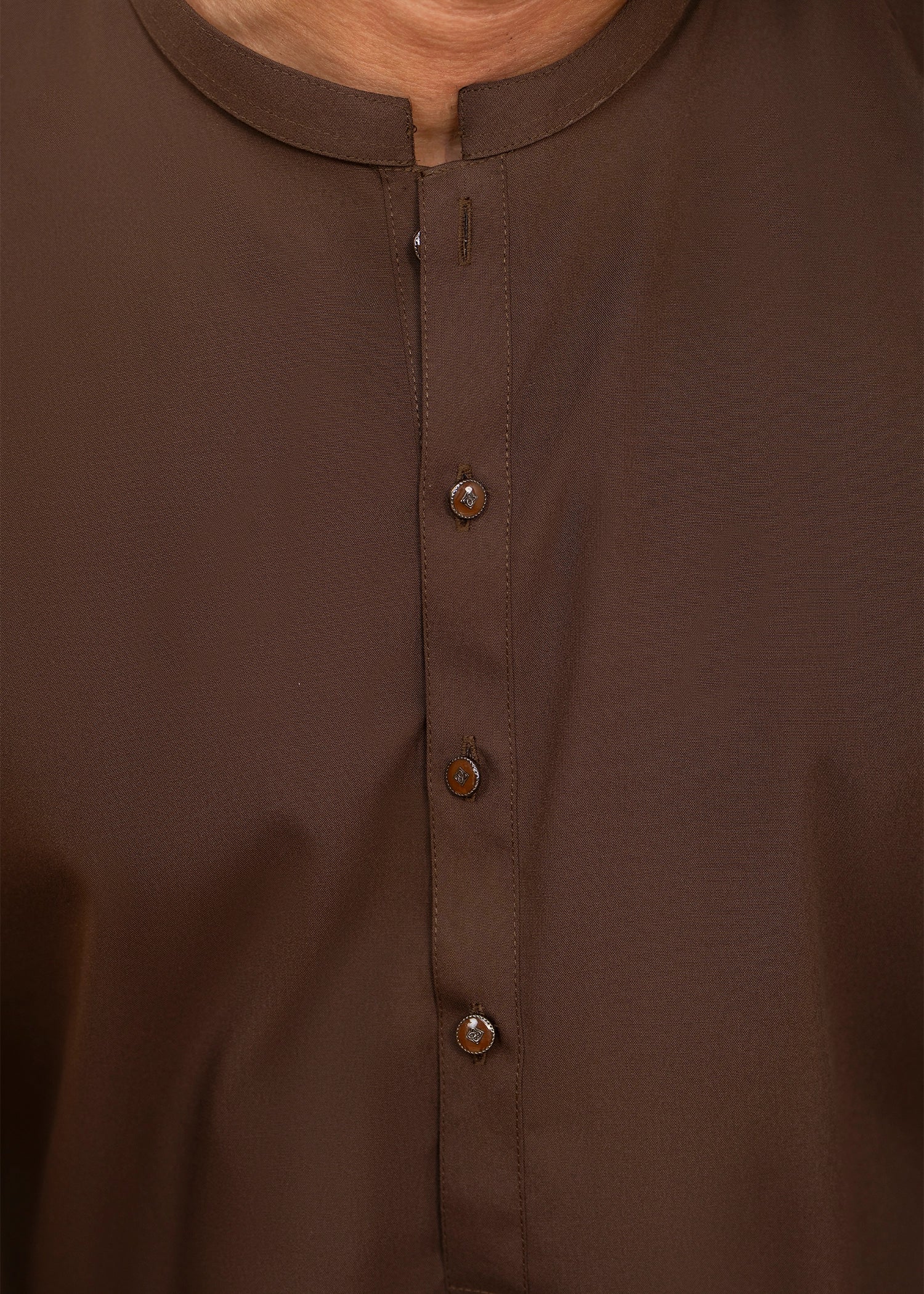 wash & wear Waistcoat in Coffee brown by Black Pearl