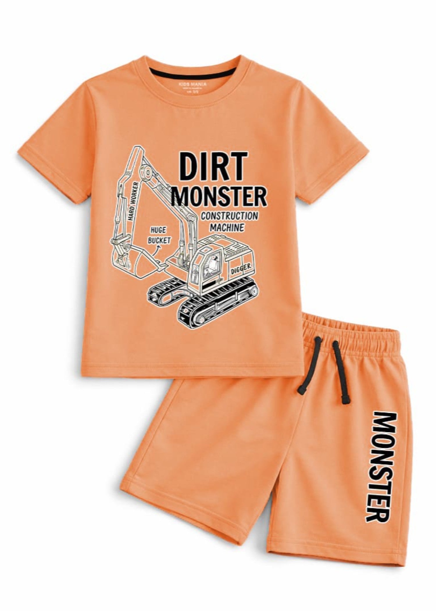 Co ord Sets in Peach orange