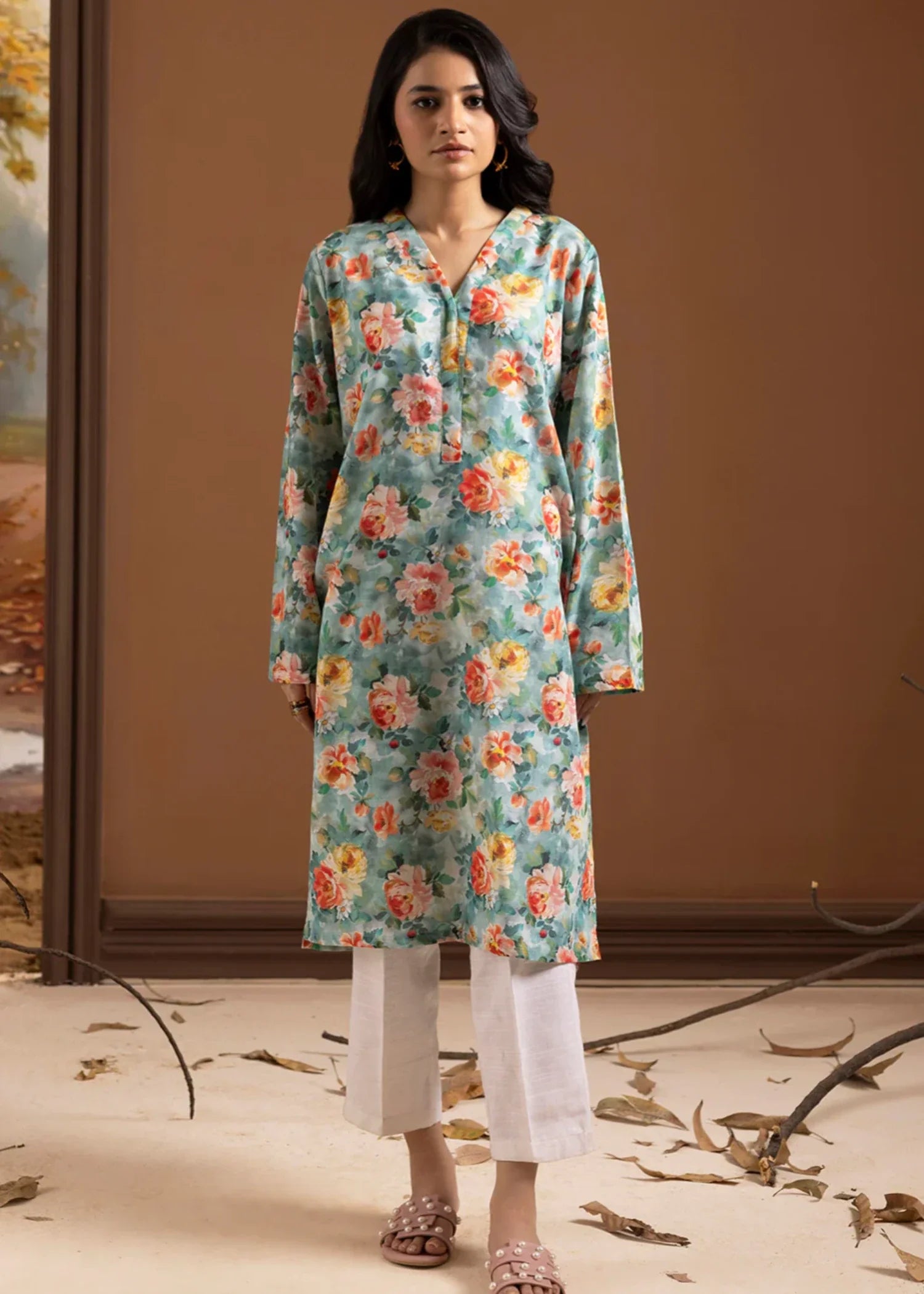 khaddar Kurti in Multi