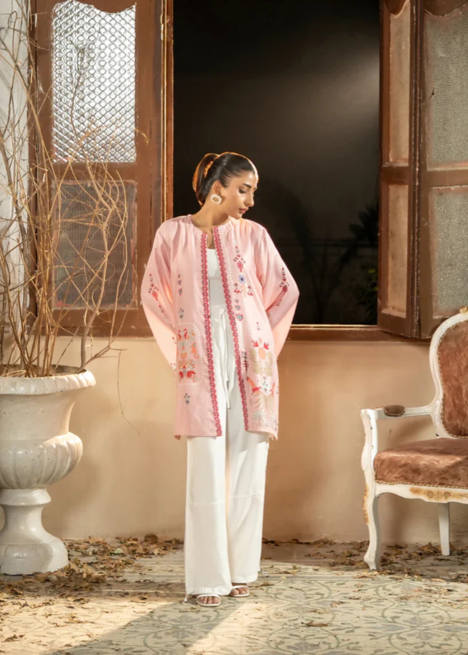 cambric Gown in Pink