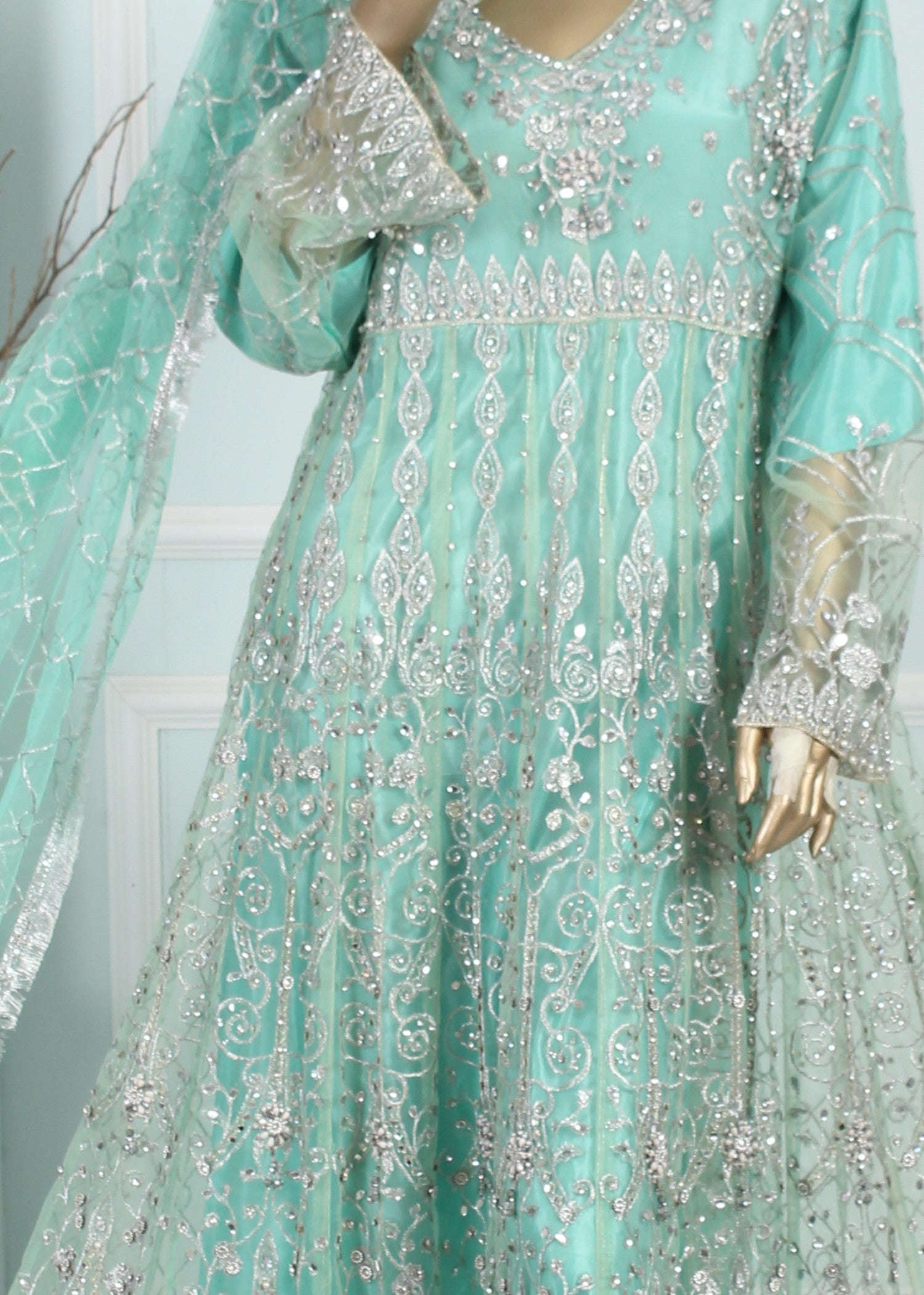 net Maxi in Aquamarine