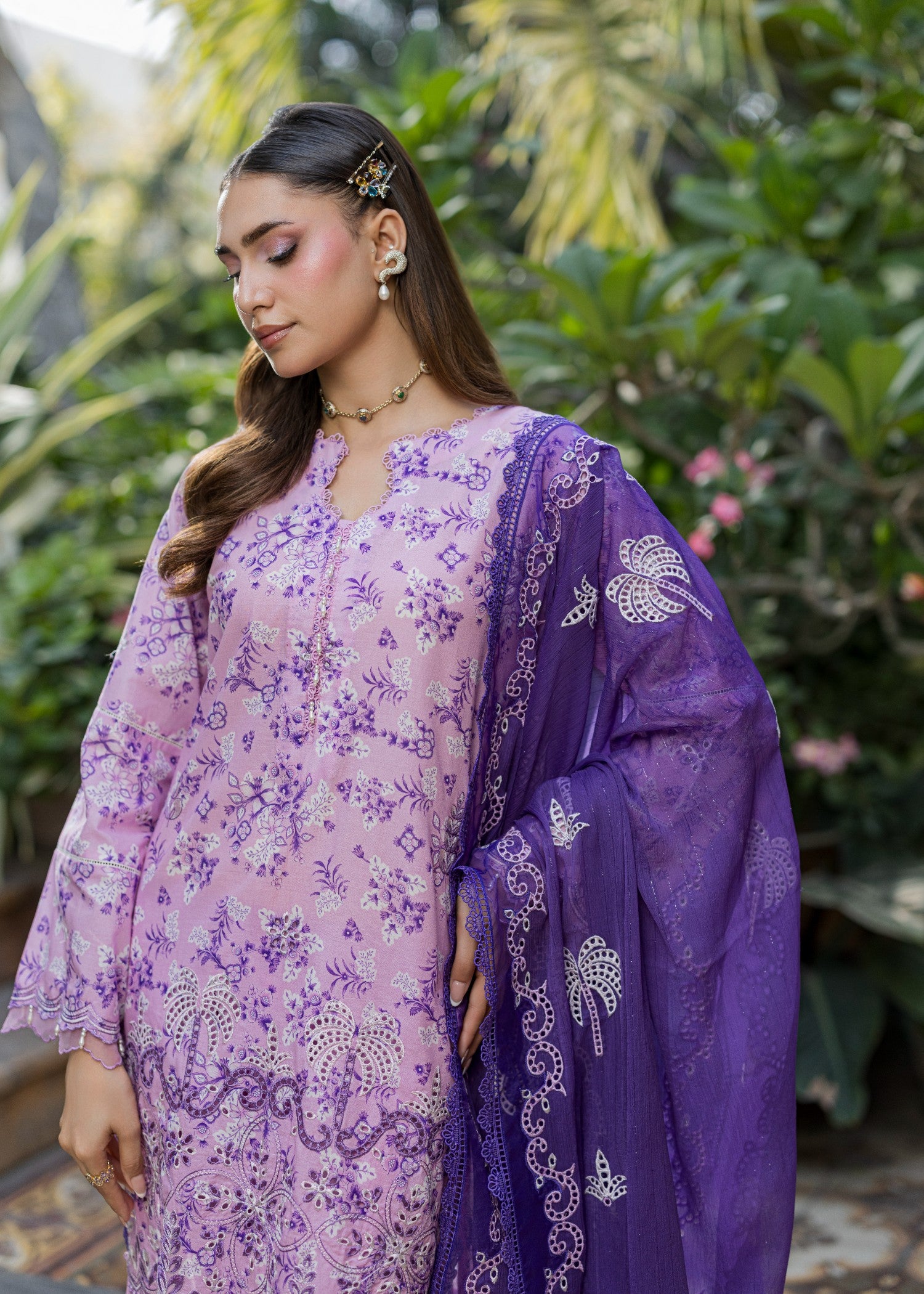 cotton Unstitched in Lavender pink