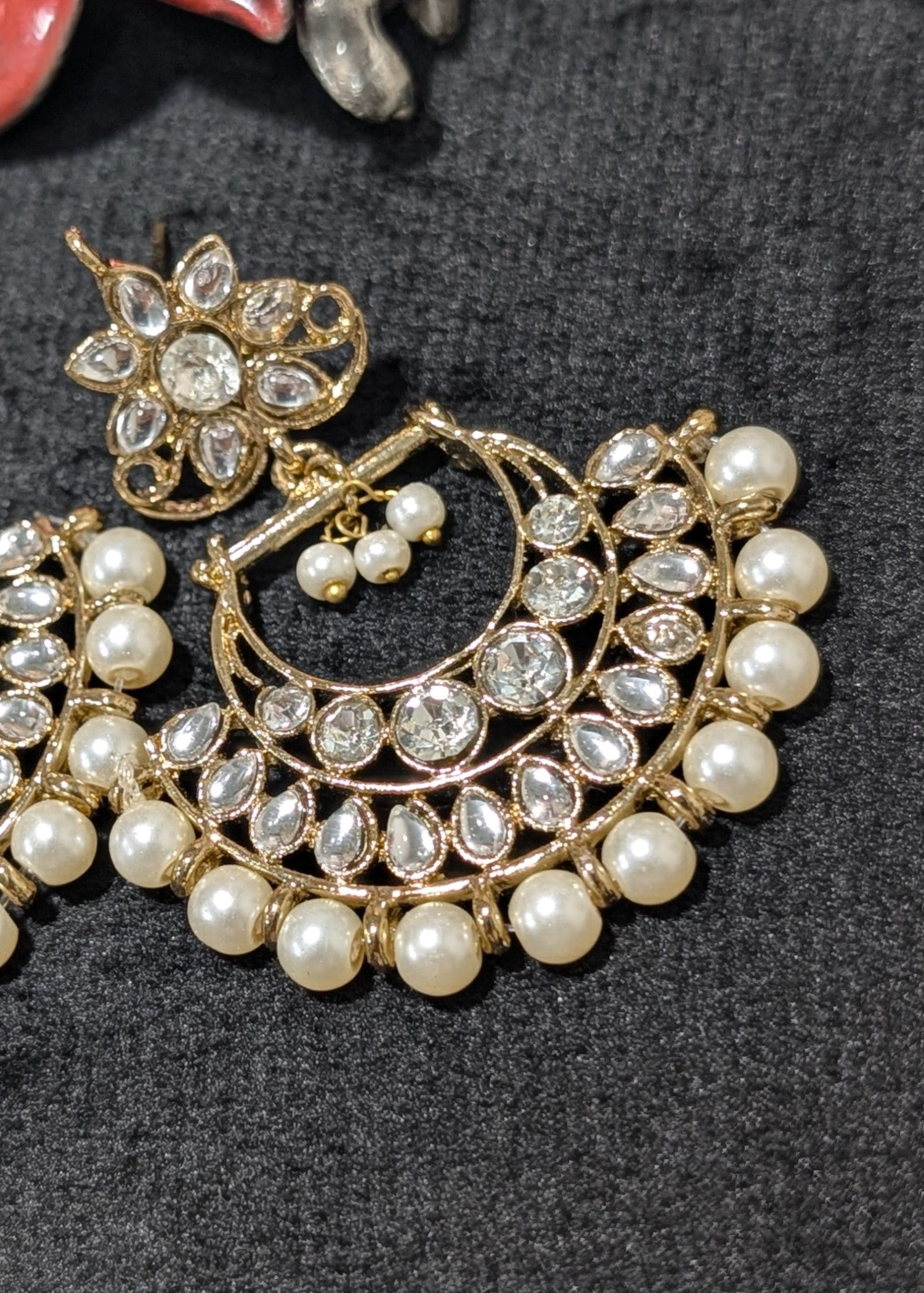 Earrings in Autumn gold Color by - Trendy Women Earrings VXD3764