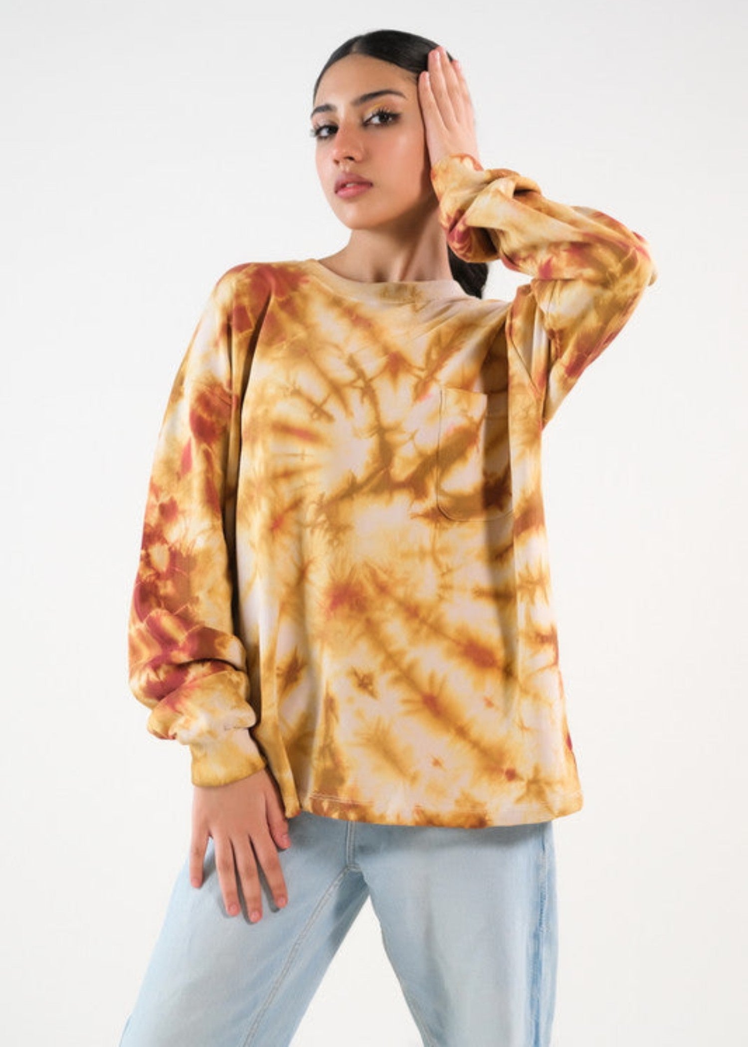 terry Sweatshirt in Multi
