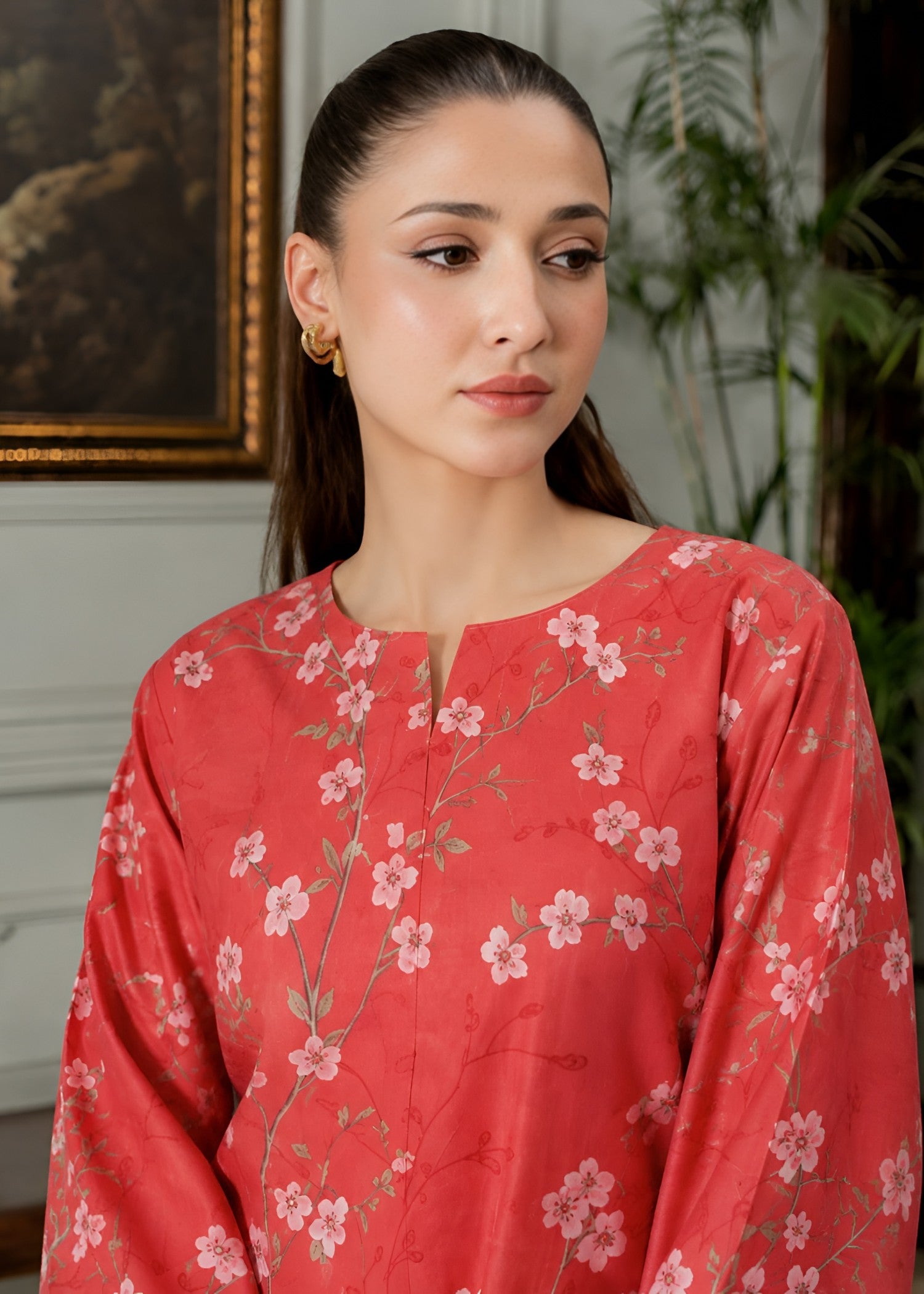 linen Co Ord Sets in Salmon pink
