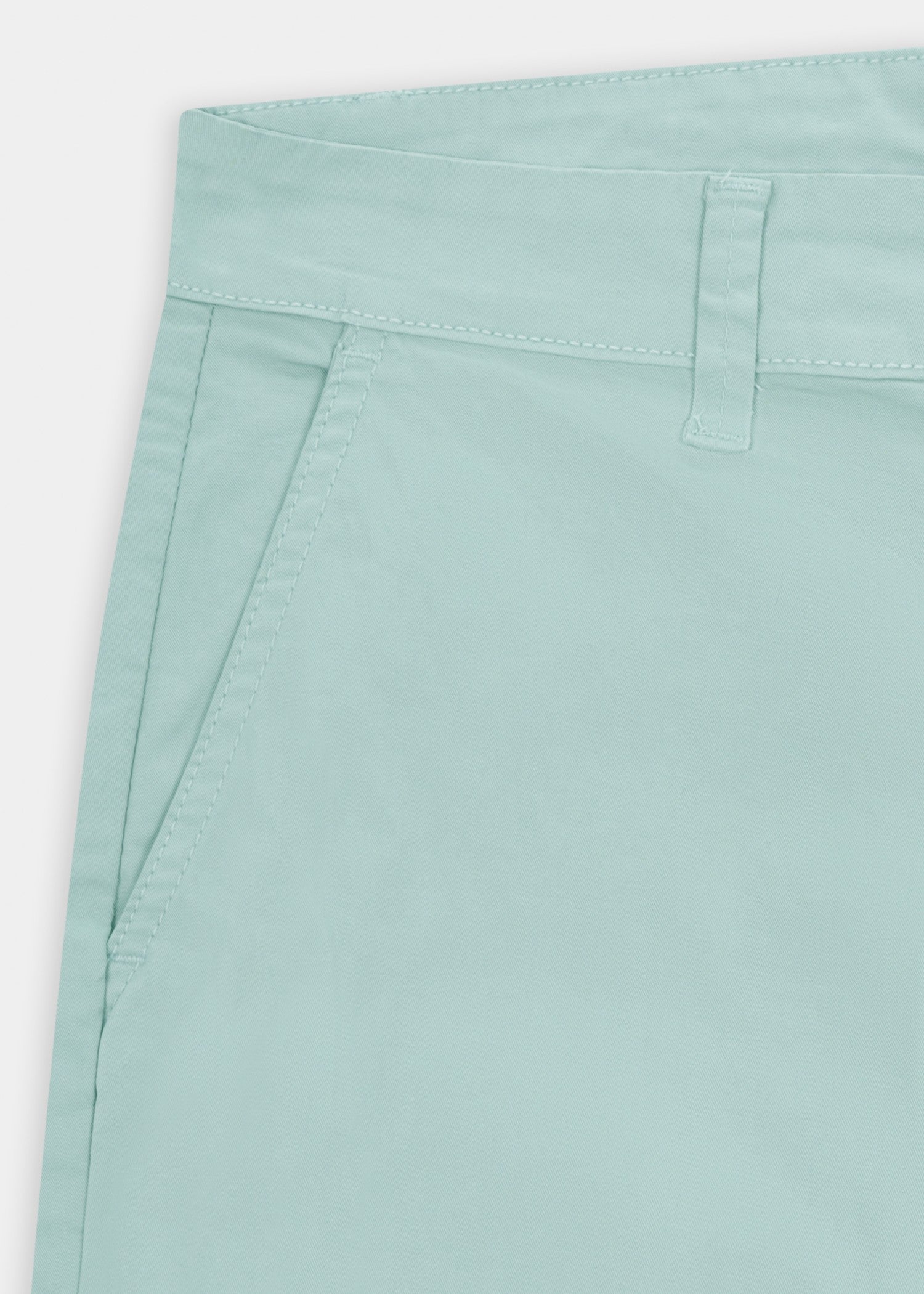 cotton satin Pants in Light blue