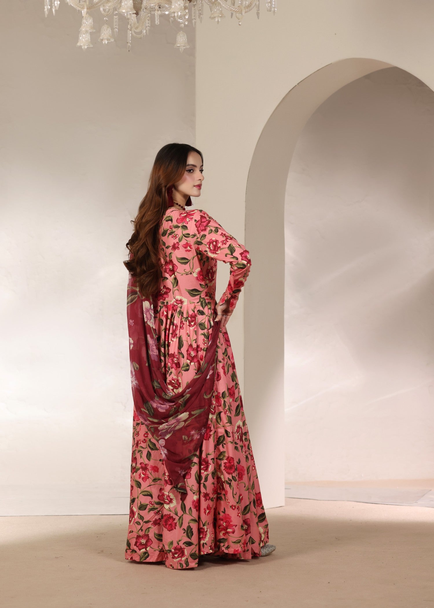 lawn Maxi in Pink