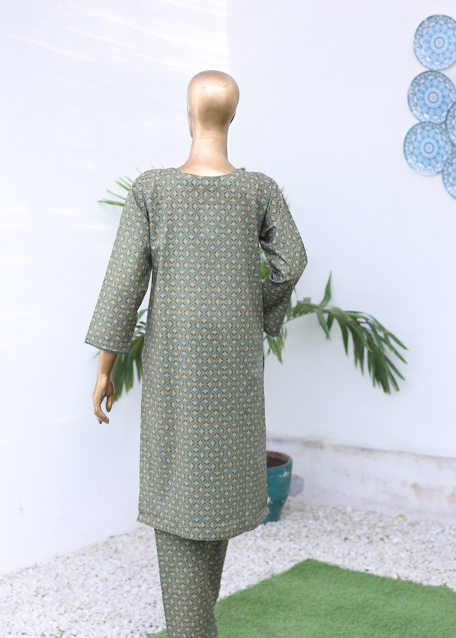 lawn Co Ord Sets in Avocado green