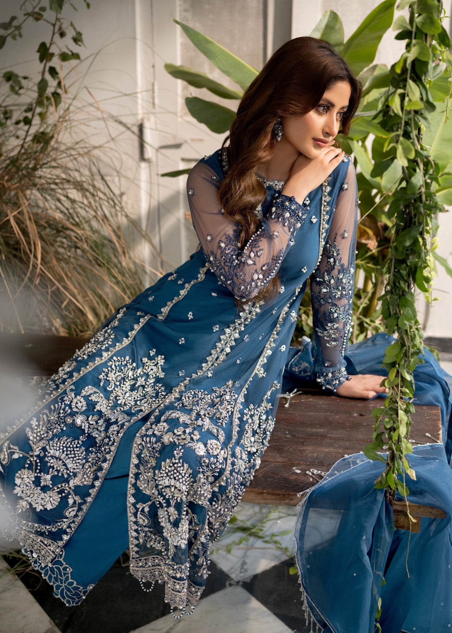 net Sharara in Teal