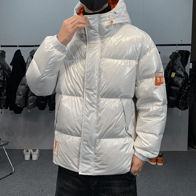 Thickened Warm Bright Windproof 90 down down Jacket