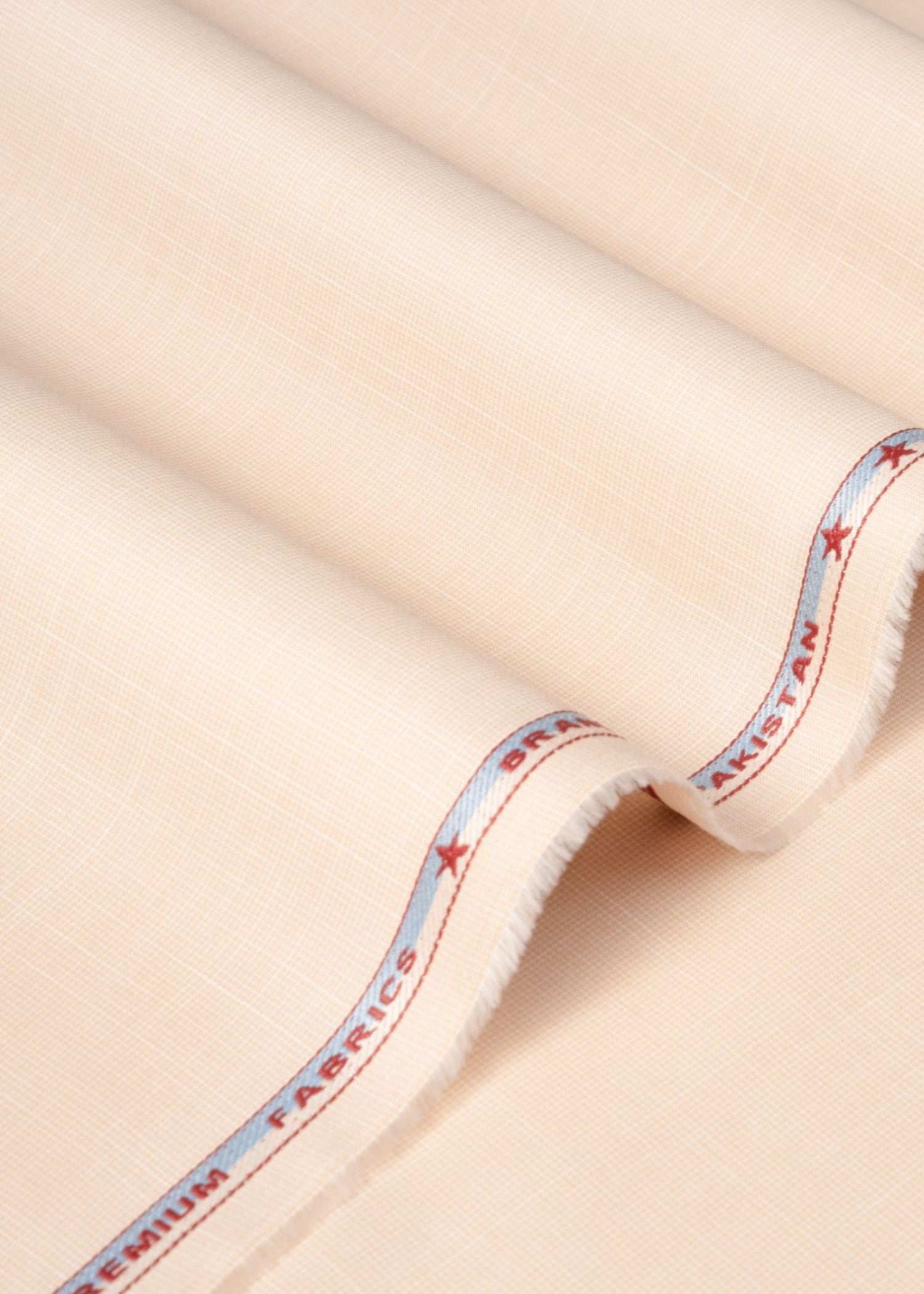 cotton Unstitched in Apricot orange