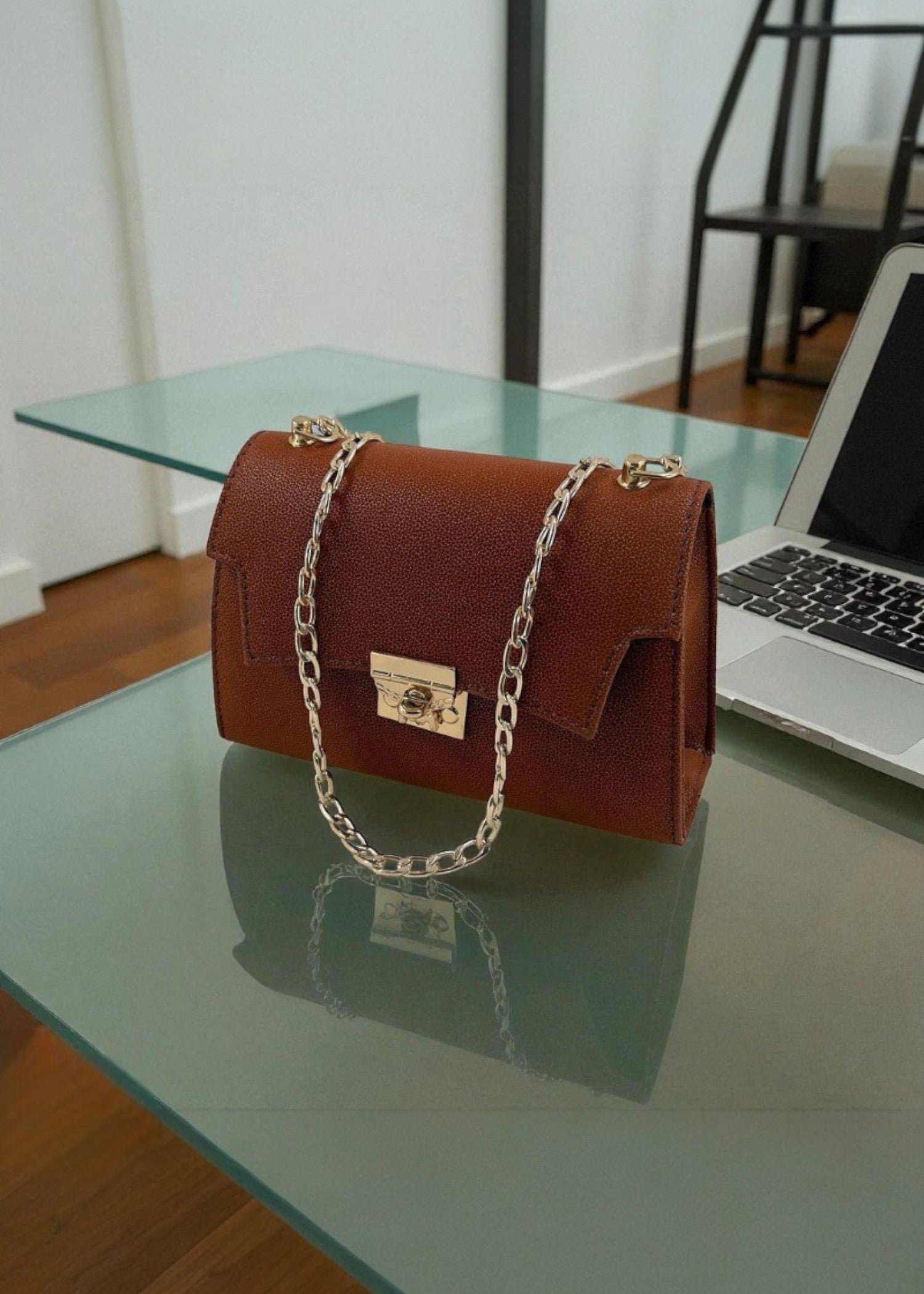 Crossbody in Sand brown Color by - Trendy Women Crossbody LFN2549