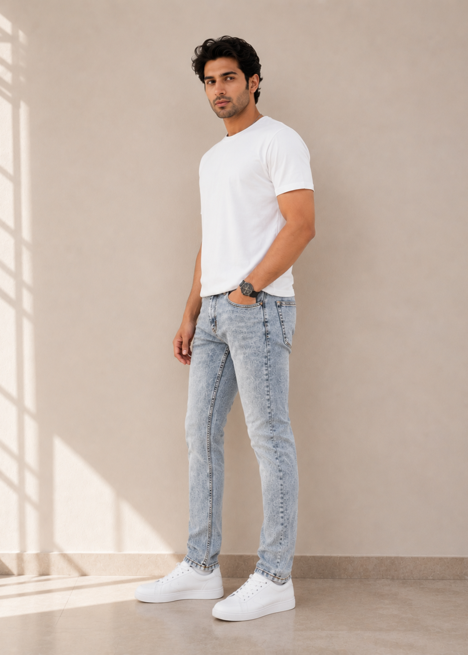 denim Jeans in Light blue