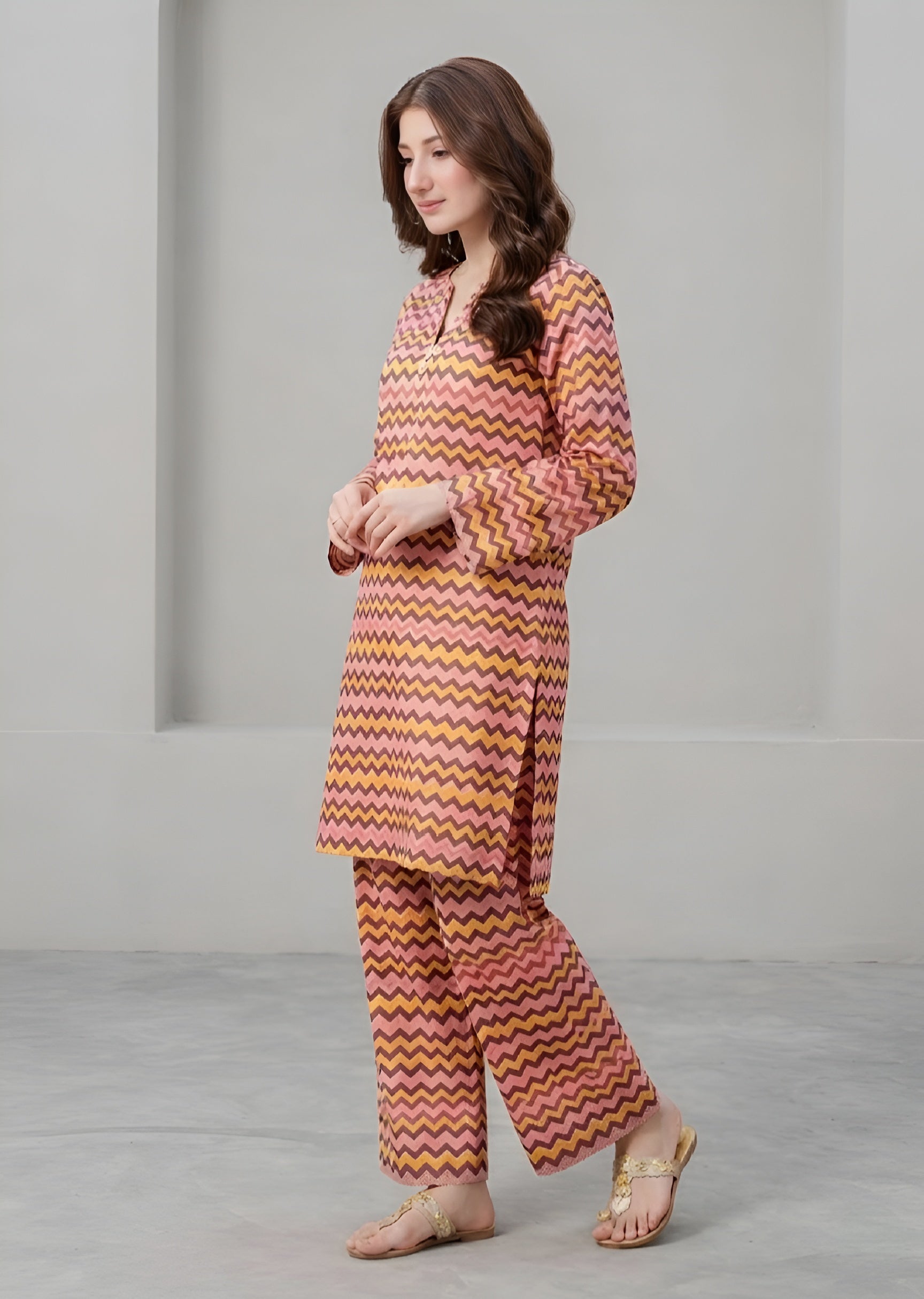linen Co Ord Sets in Pink