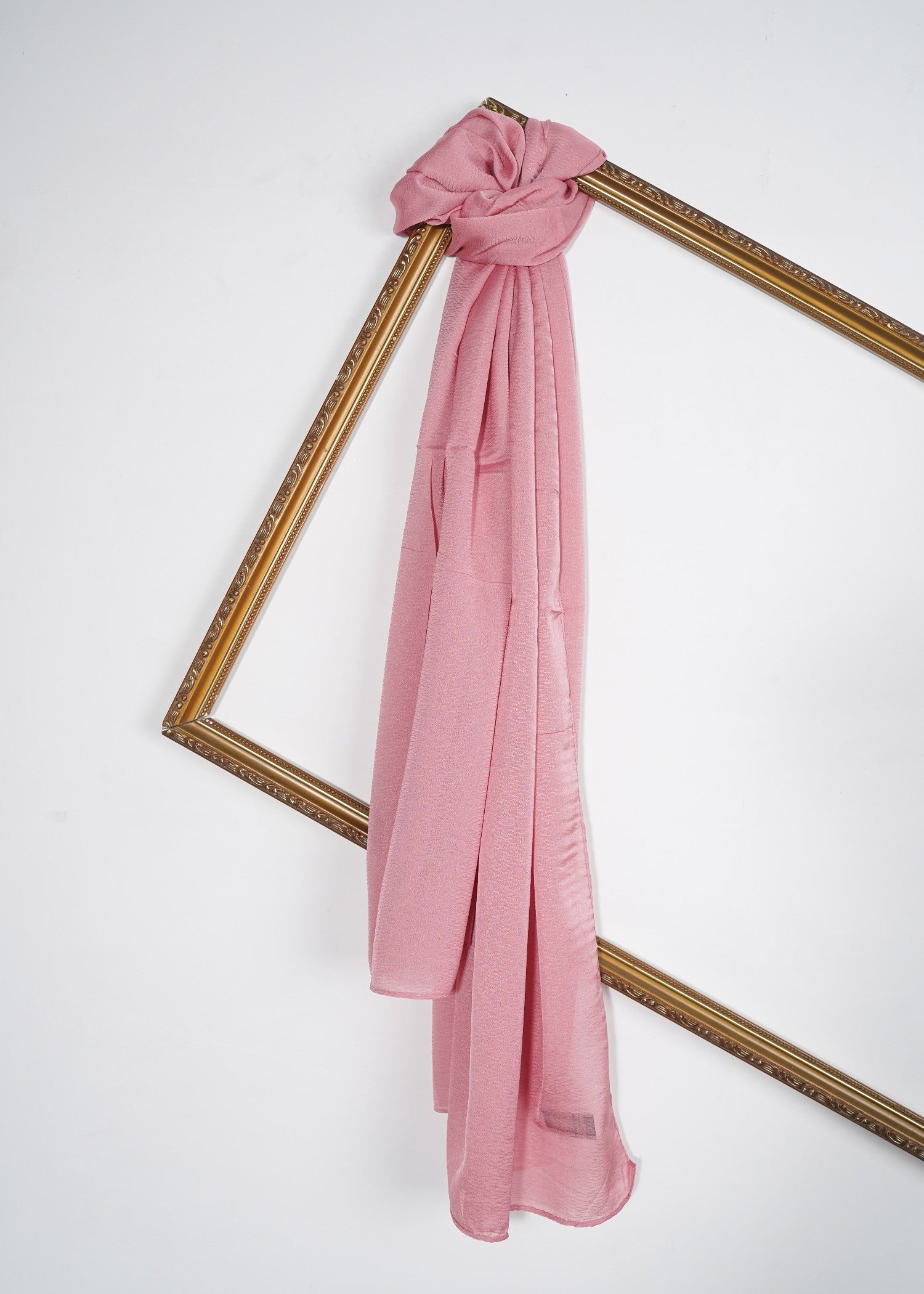 silk Hijab in Salmon pink