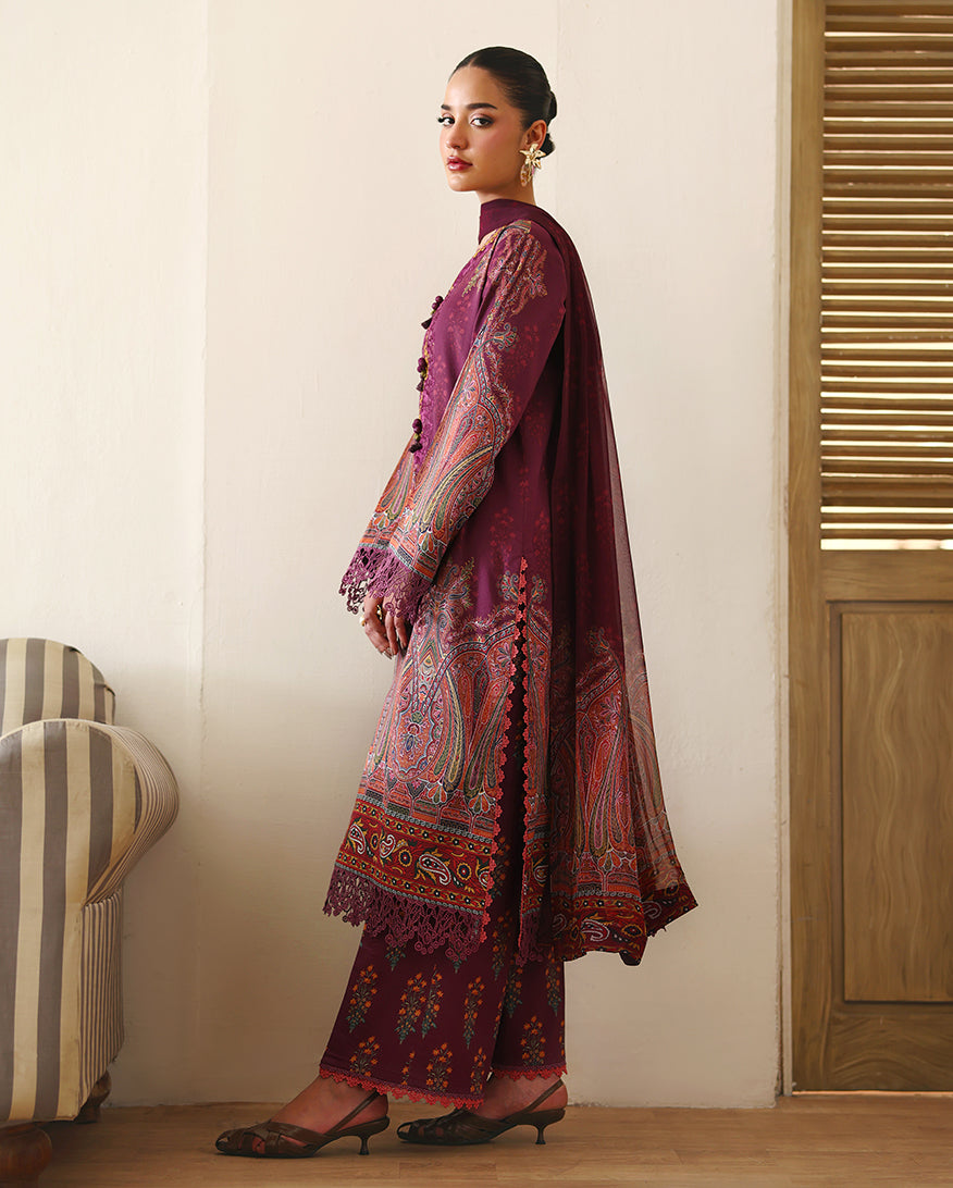 Eclat Garden Printed Lawn – Dahlia Dream