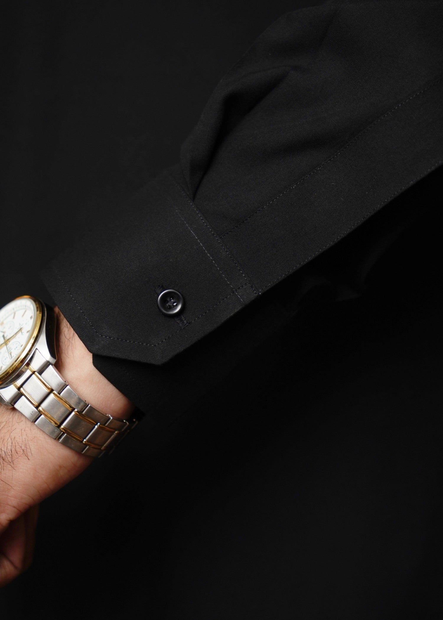 wash & wear Shalwar Kameez in Jet black