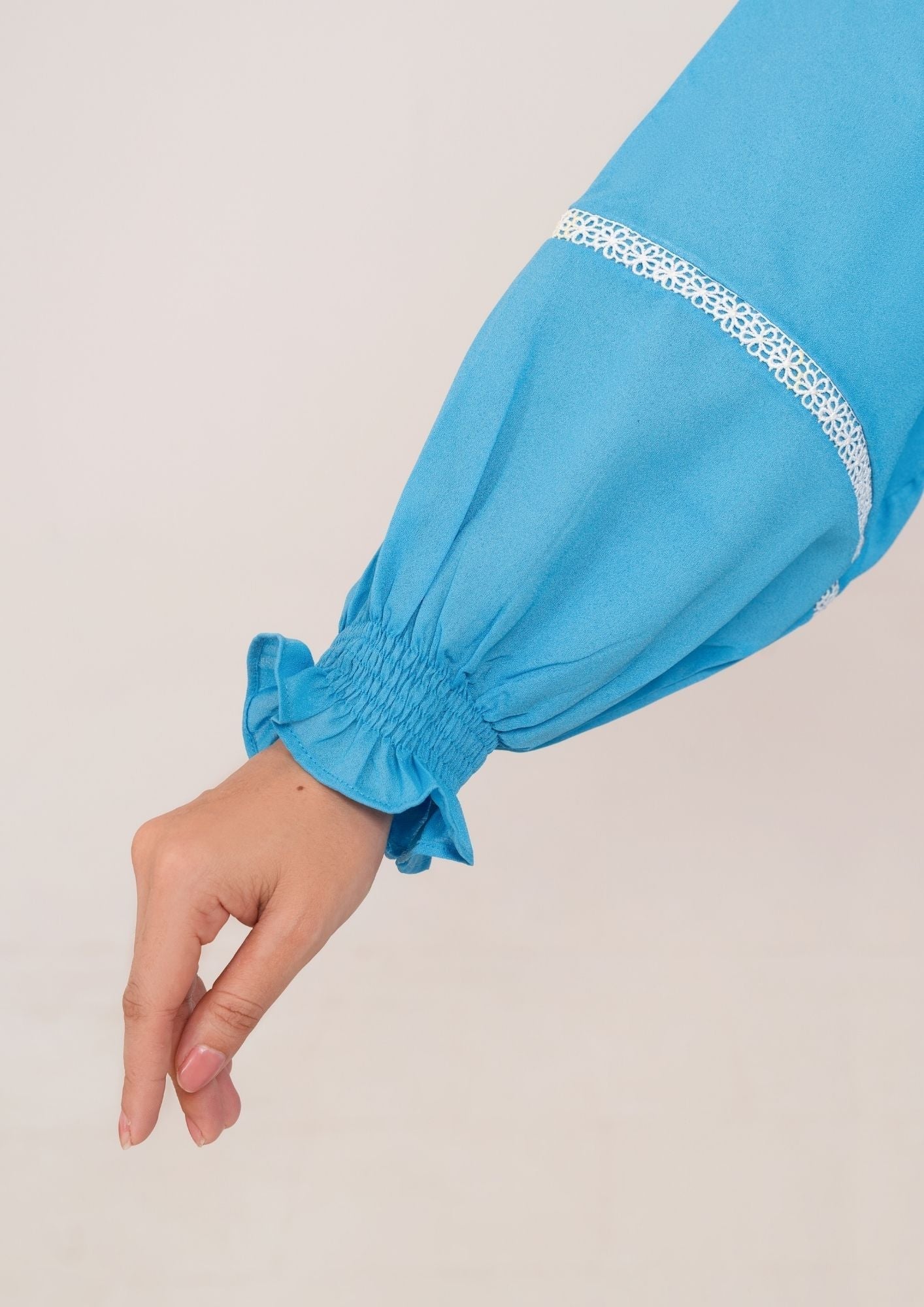 georgette Co ord Sets in Sky blue