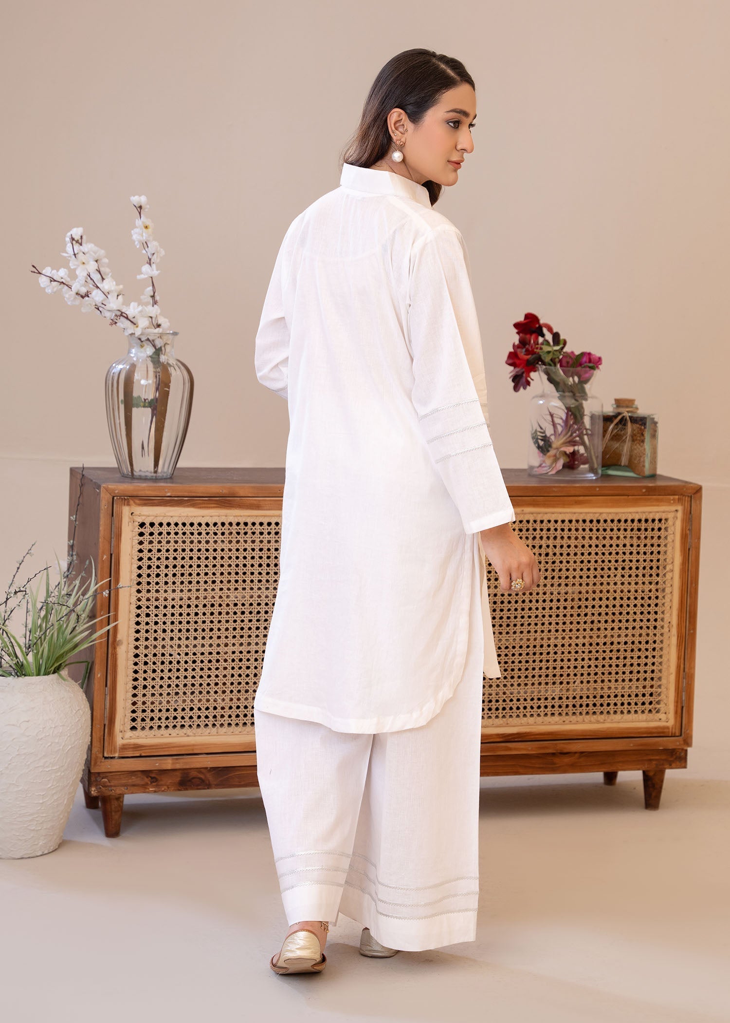 cotton Co Ord Sets in Off-white