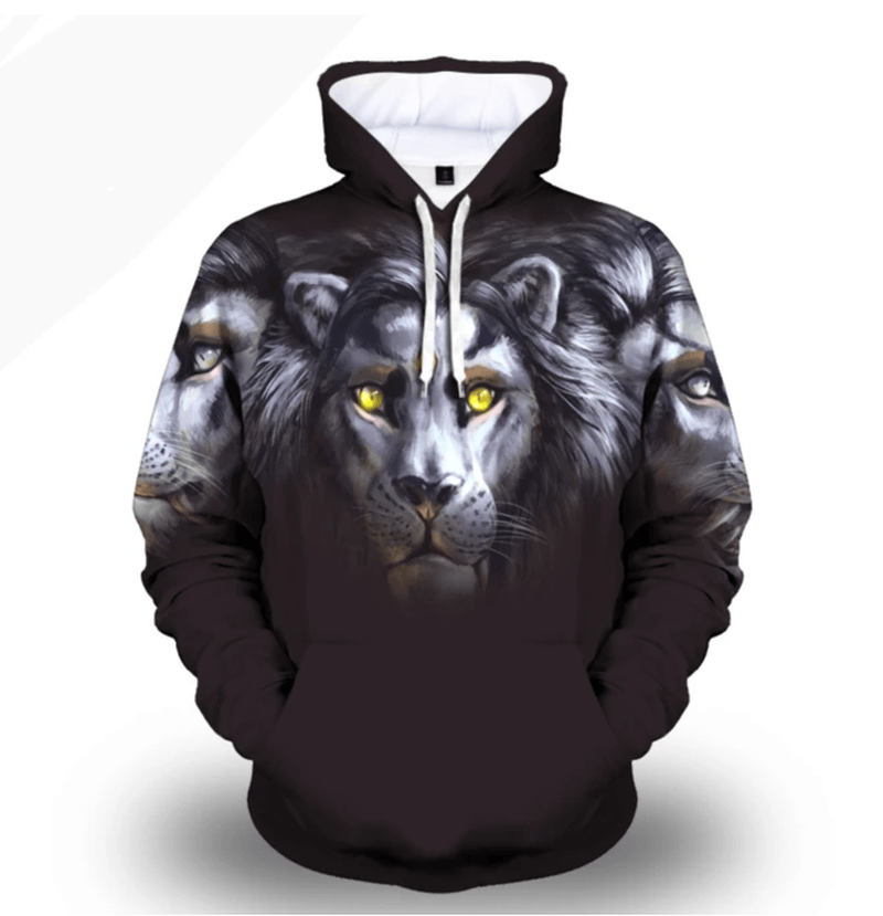 Hooded Sweater Men'S Hoodie Digital Printing Zipper Shirt
