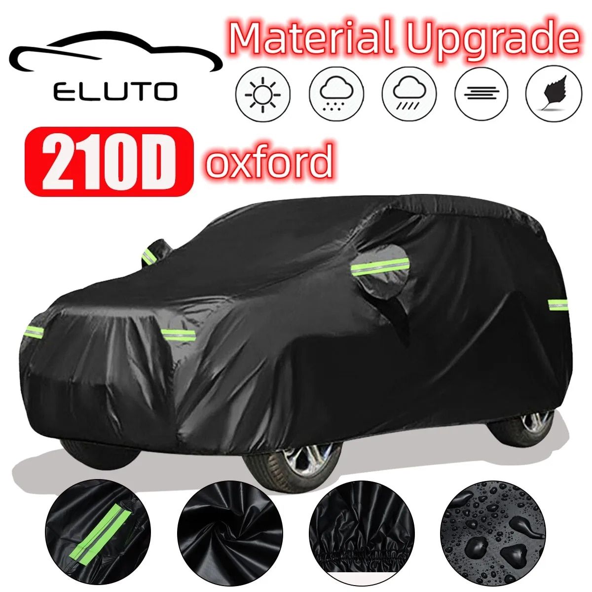Universal SUV Car Cover - All-Weather Protection for M/L/XL/XXL Sizes
