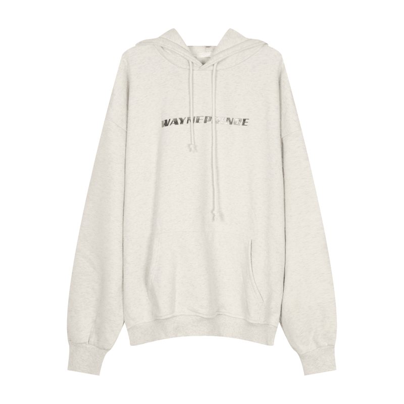 Korean Metal Letter Design Sense of Simple Ins Sweater