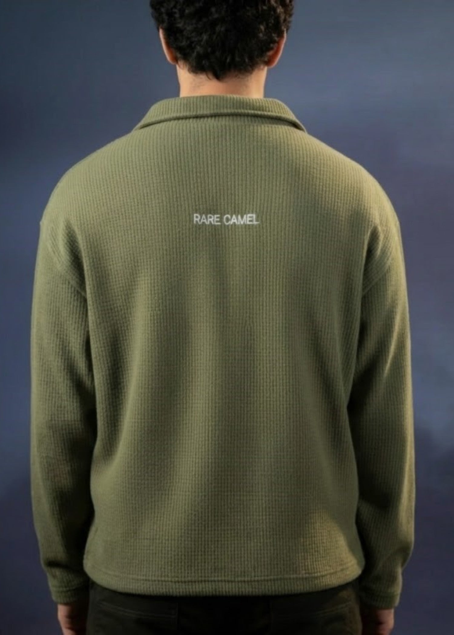 jersey knit Sweatshirt in Army green