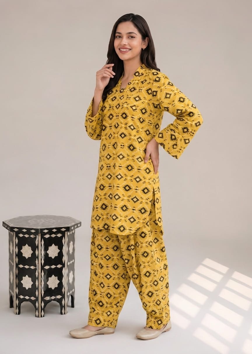 linen Co Ord Sets in Yellow