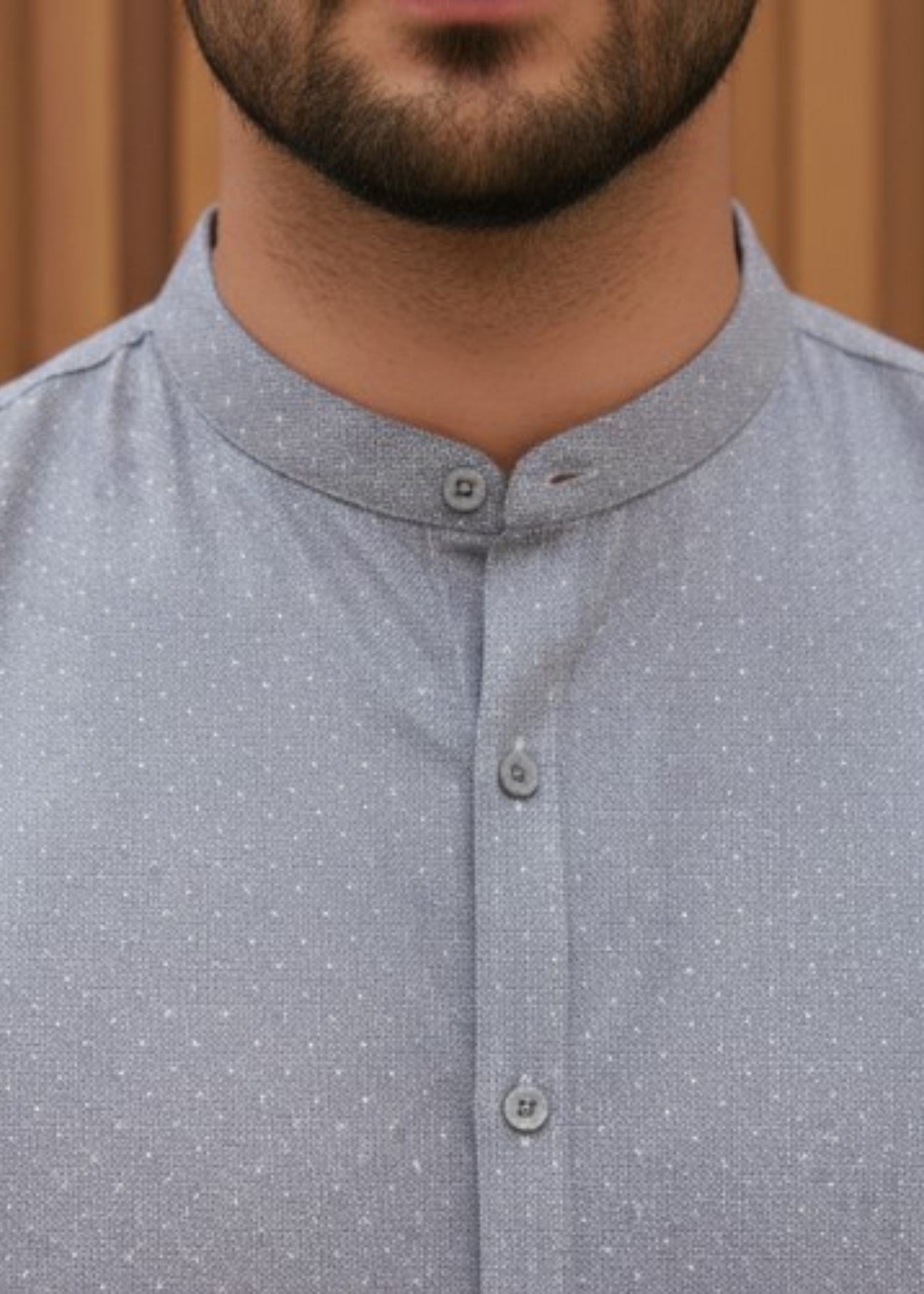 cotton dobby Kurta in Ice blue