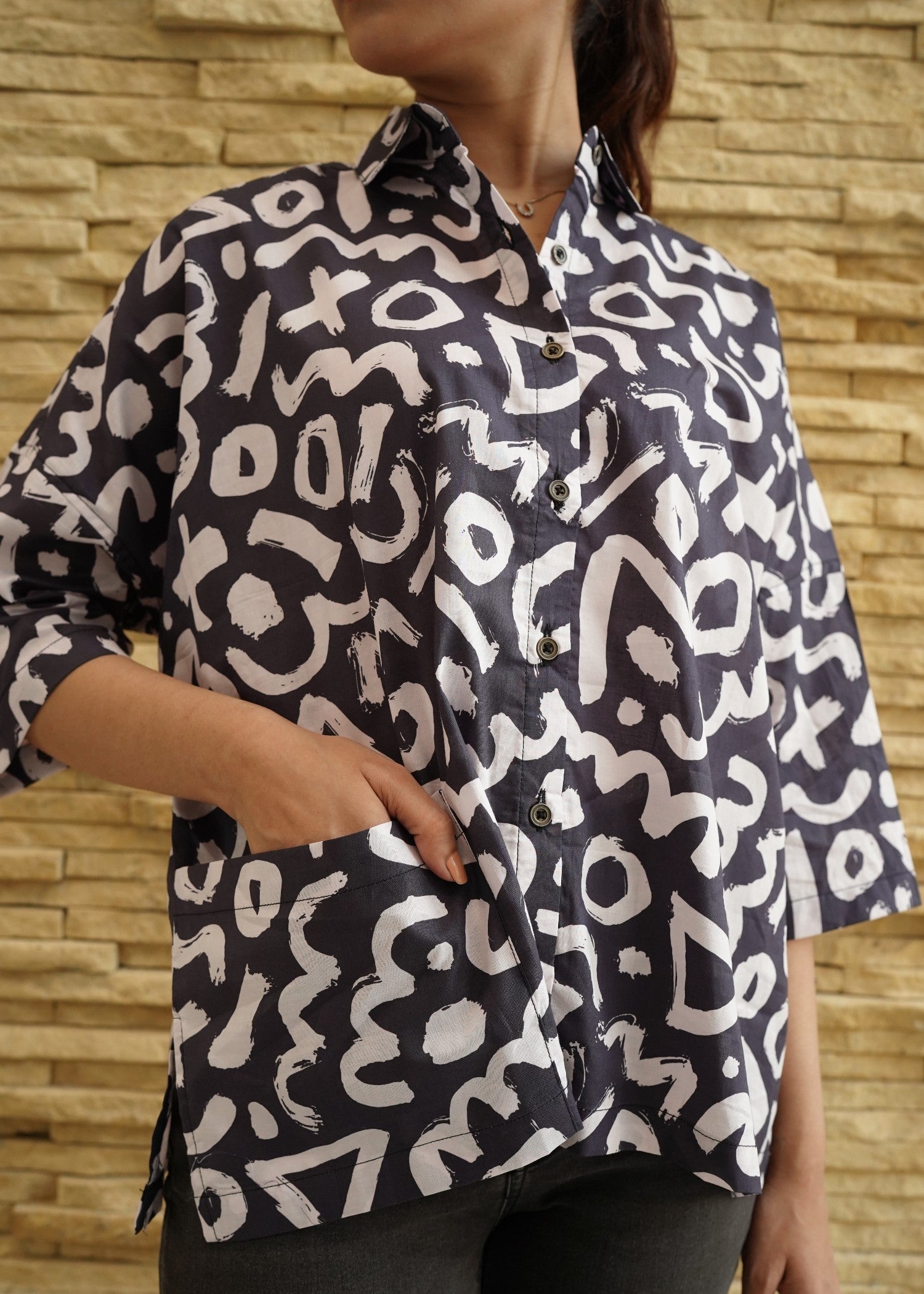 cambric Top in Black
