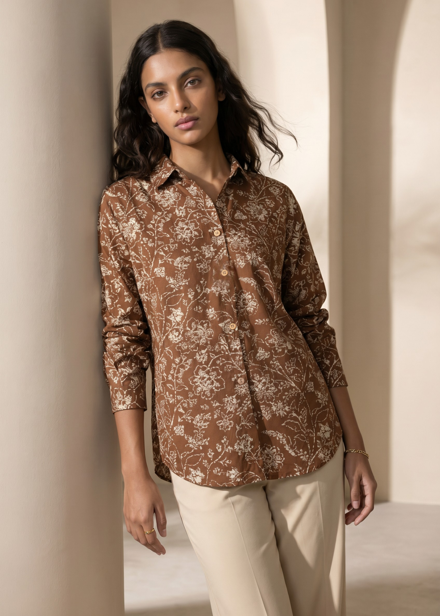 cambric Co Ord Sets in Hazelwood brown
