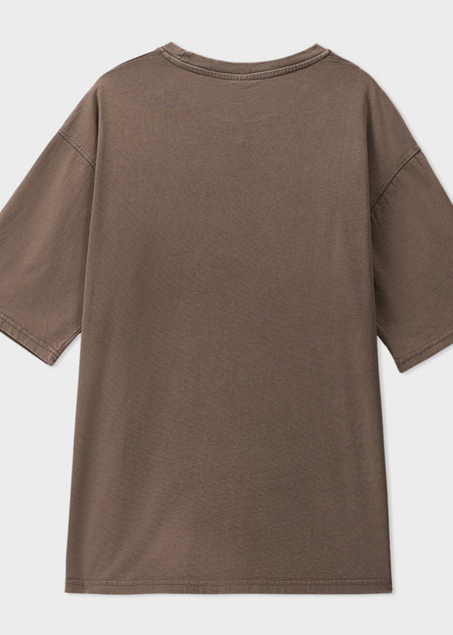 seersucker T Shirt in Brown