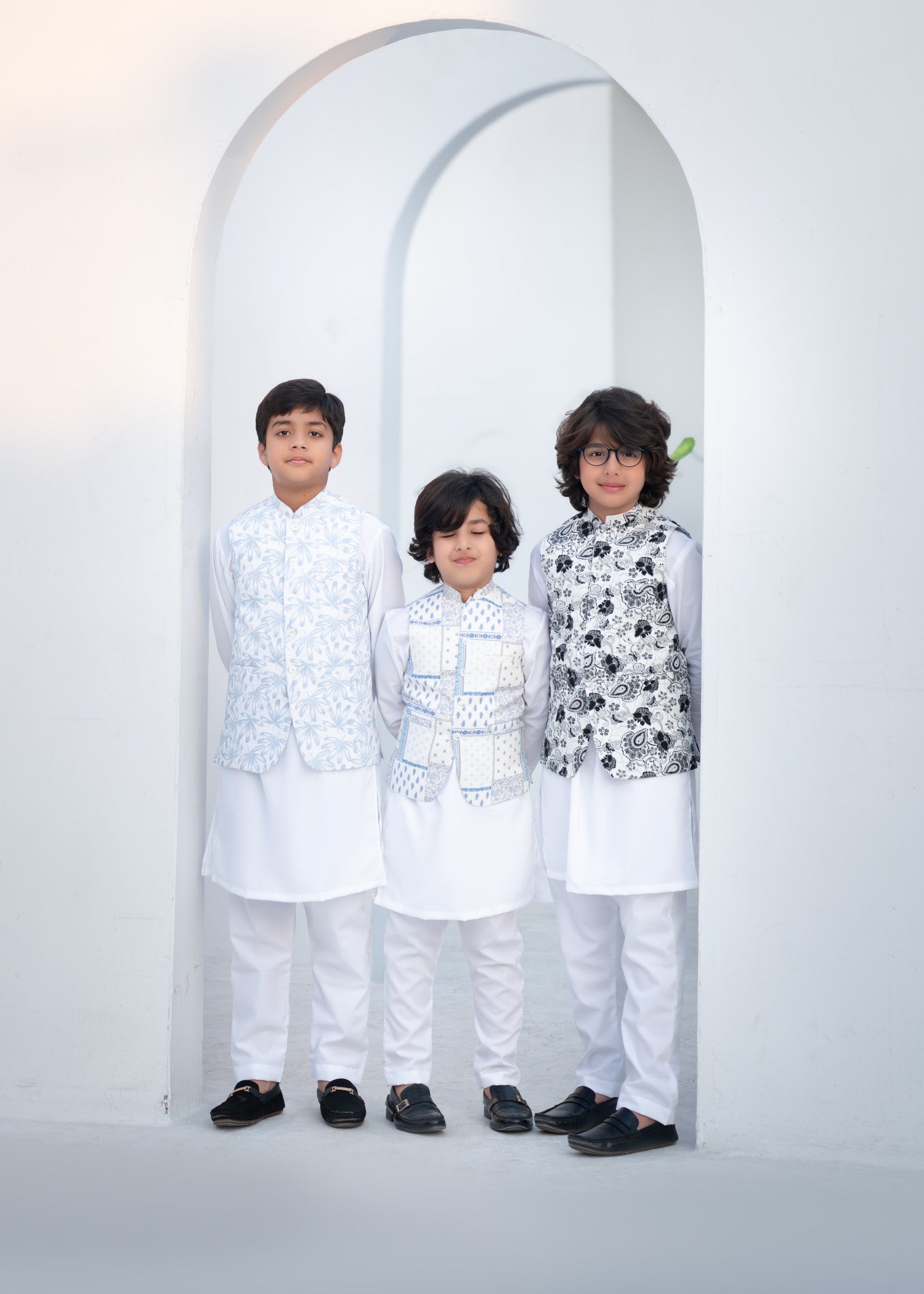 cotton Waistcoat in White