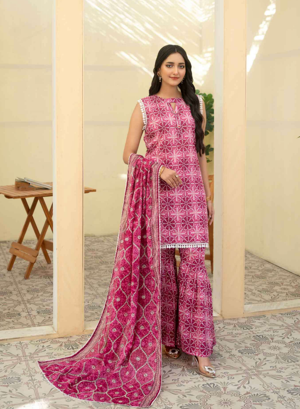 Printed Summer Lawn Drop 12 – 6