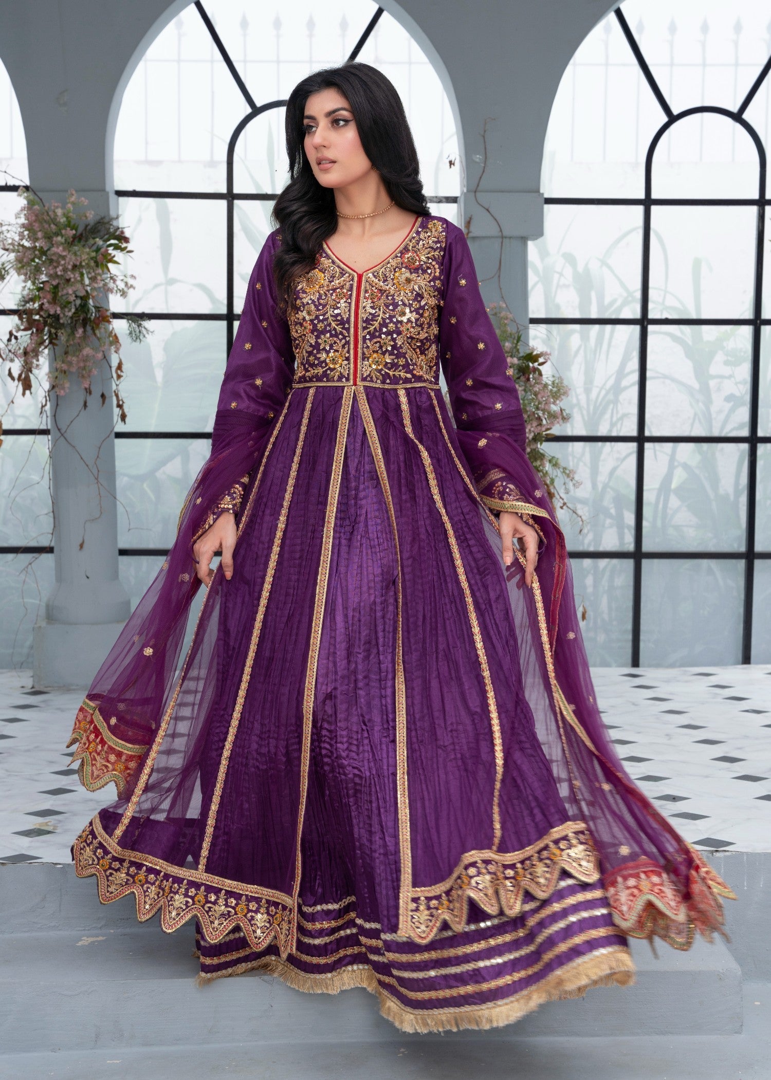 net Maxi in Purple