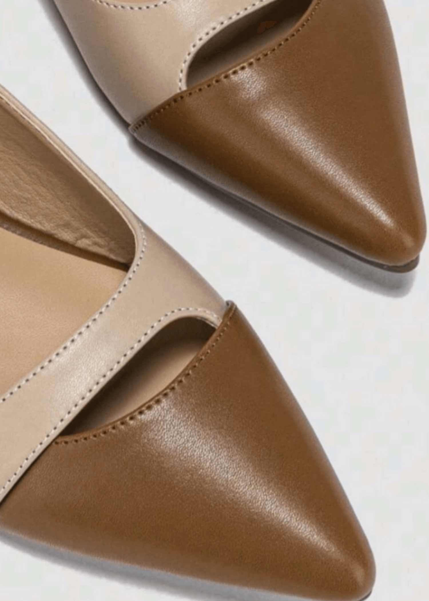 Mules in Camel brown by - High Quality Women Mules ABF4013