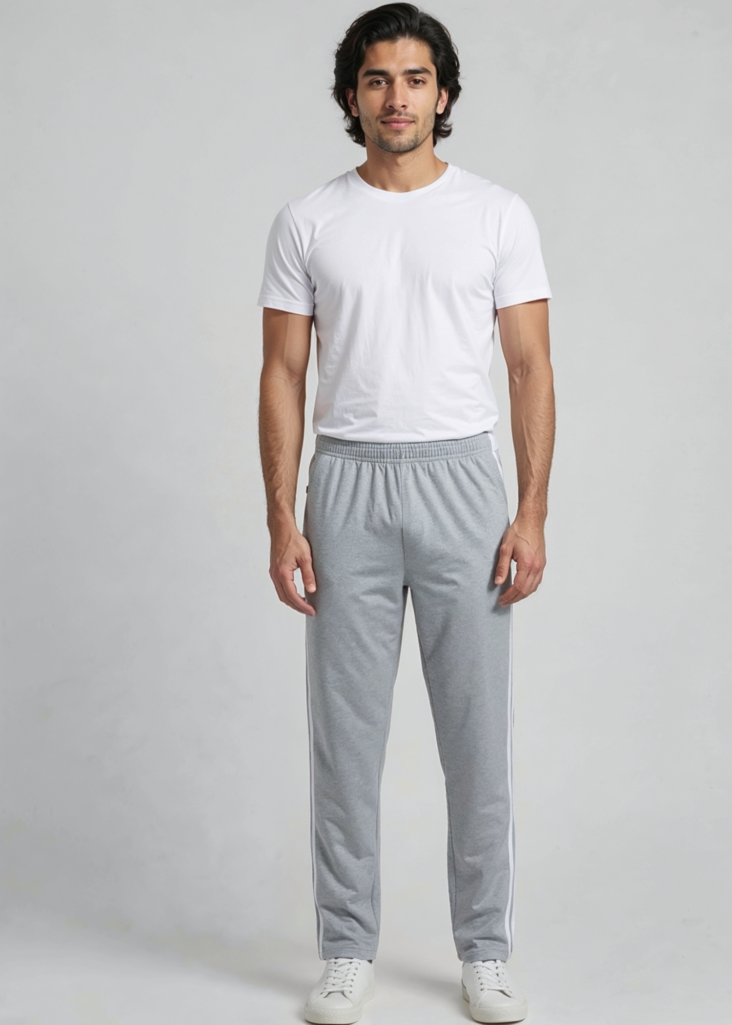 cotton jersey Trousers in Grey - view 7